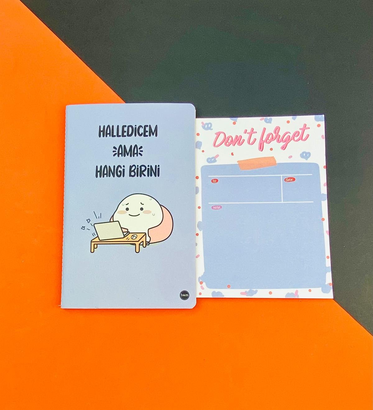 To Do List Yapılacak Listesi ve Dikişli Defter Seti Seri : 10giftmodaGmhs101944
