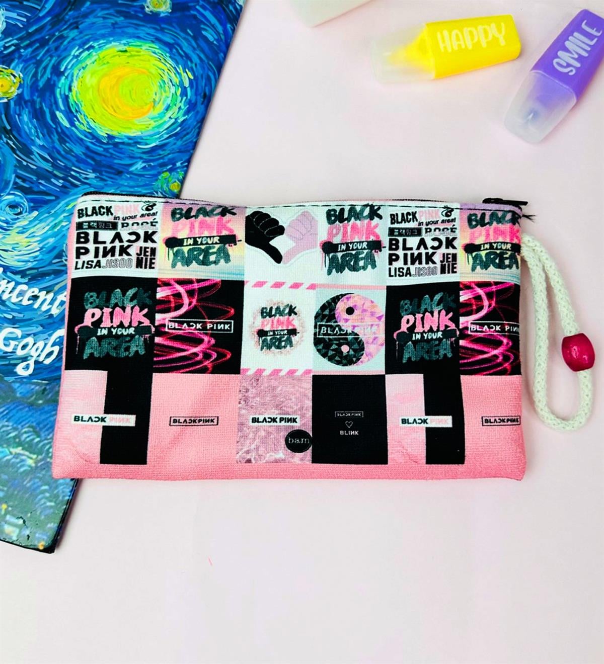 Black Pink Tasarımlı Kırtasiye SetigiftmodaGmhs101877