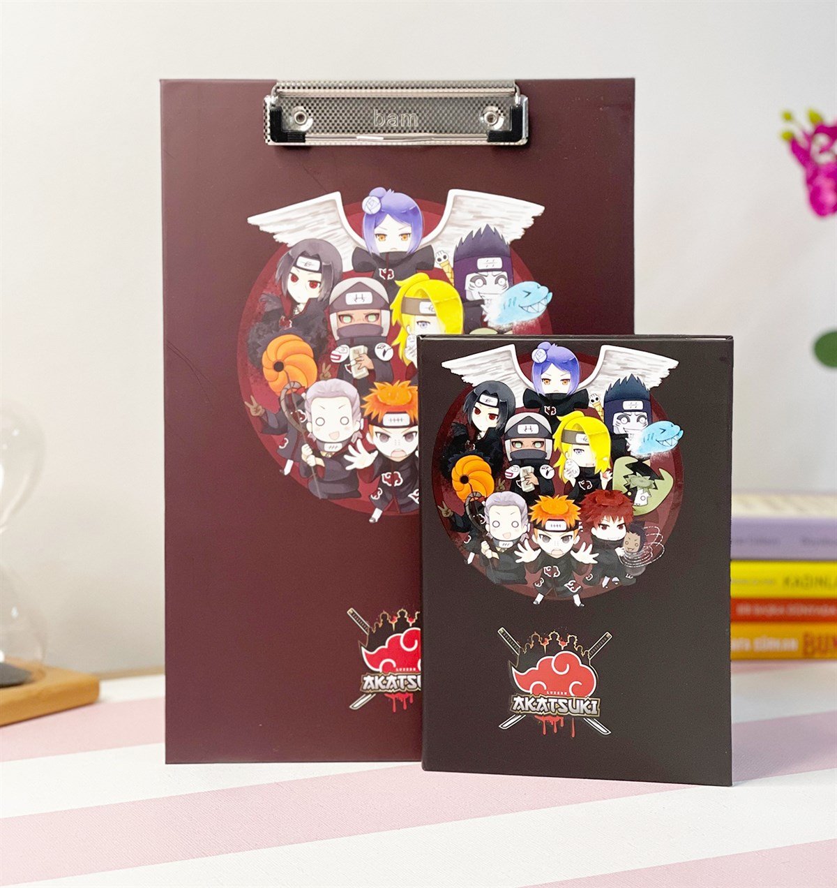 Akatsukı Hero Tasarımlı Sekreterlik Ve Lastikli Defter SetgiftmodaGmhs101205