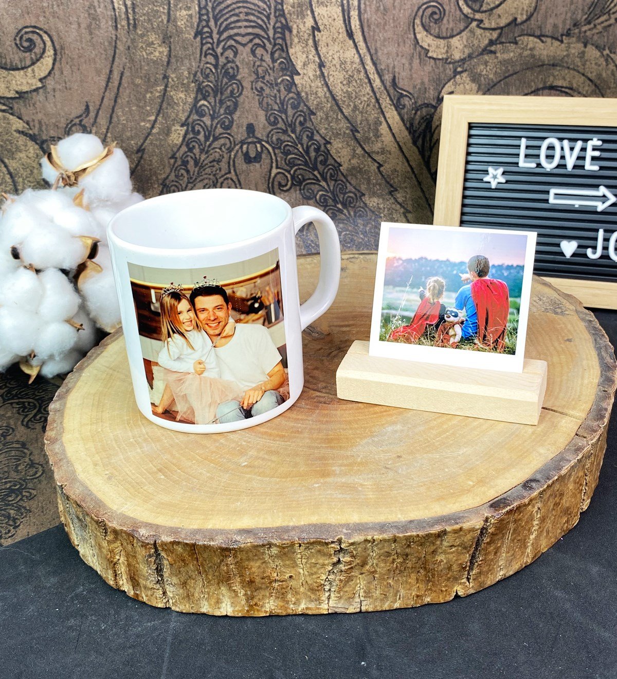 Kişiye Özel Dünyanın En Yakışıklı Babası Kupa Ve Fotoğraf tutucu SetgiftmodaGmhs101691