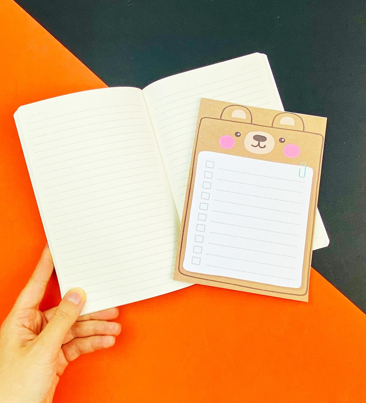 To Do List Yapılacak Listesi Dikişli Defter ve Klavye Önü Haftalık Planlayıcı Set:6giftmodaGmhs101935