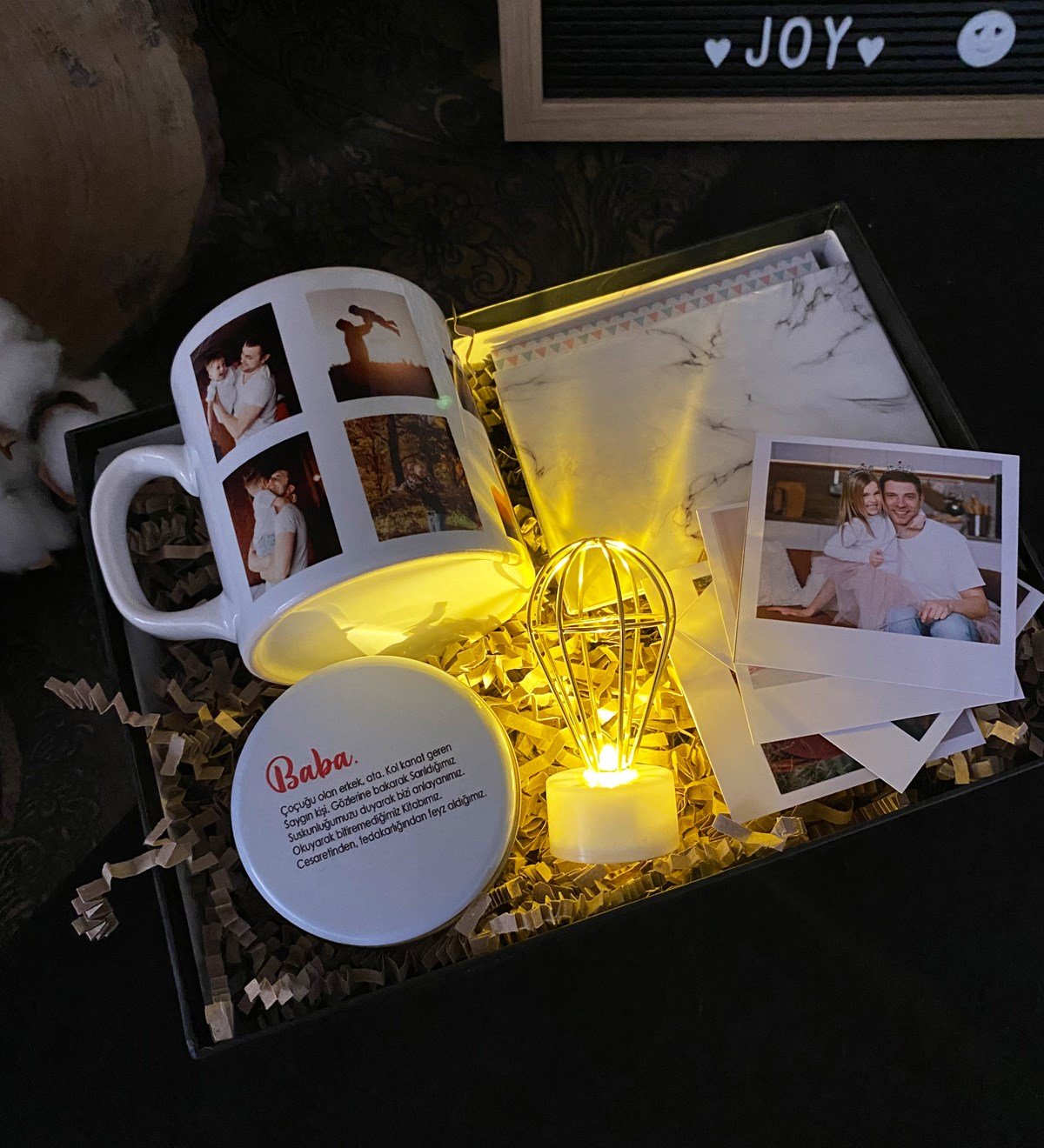 Kişiye Özel 10 Fotoğraf Kupalı Babalar Günü SetigiftmodaGmhs101704