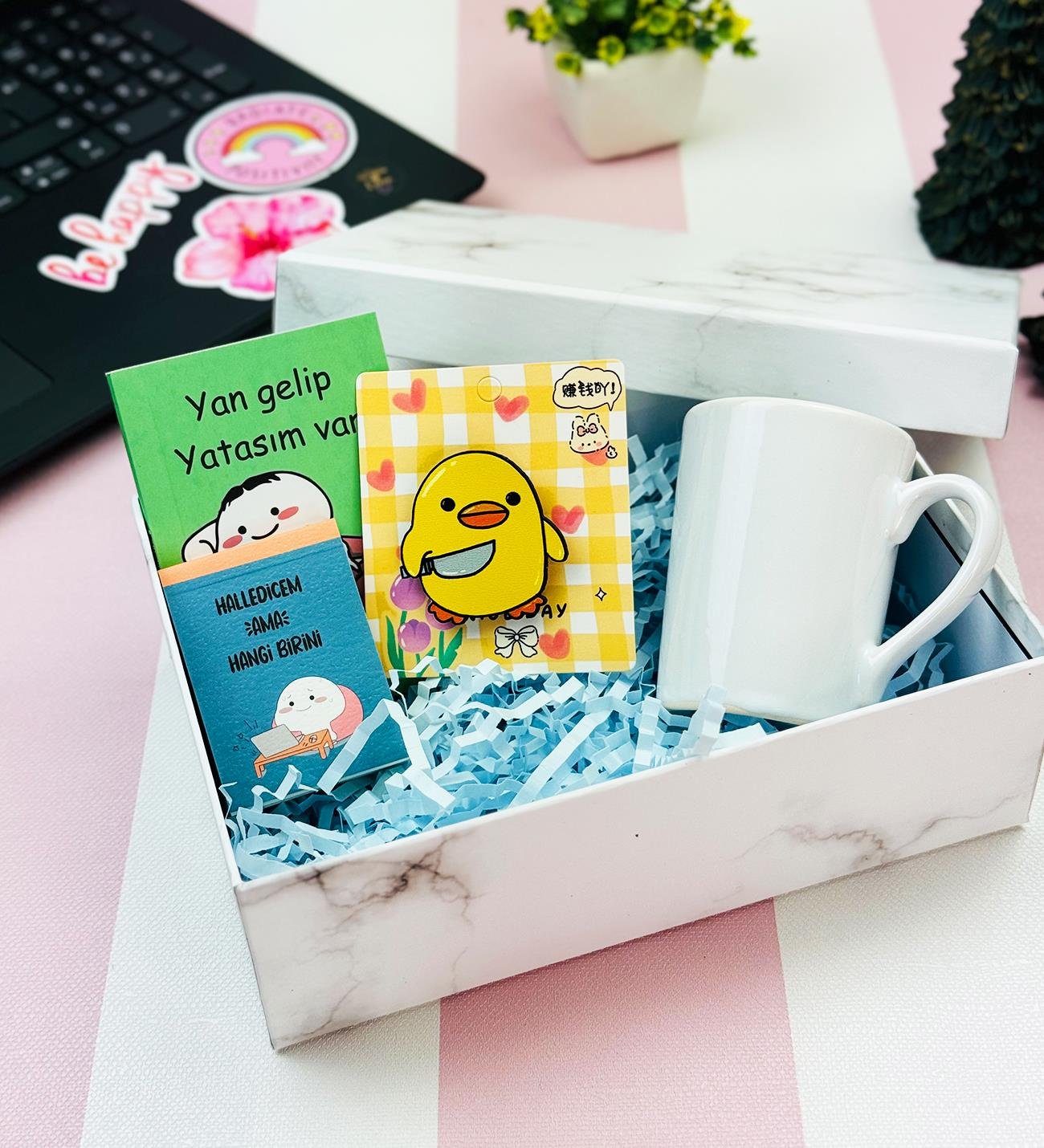 Sevimli Ve Motivasyon Dolu Gün Başlangıç SetigiftmodaGmhs102029