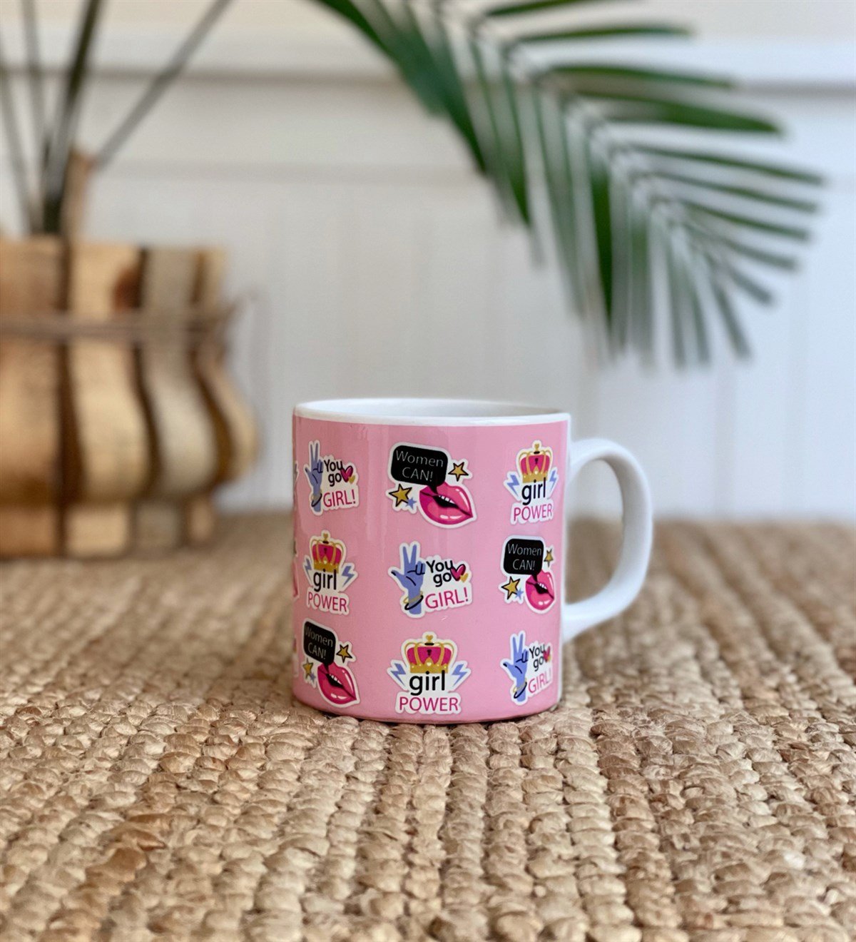 Woman Can Tasarımlı Kupa Ve Tarihsiz AjandaGiftmoda Gmhs100466