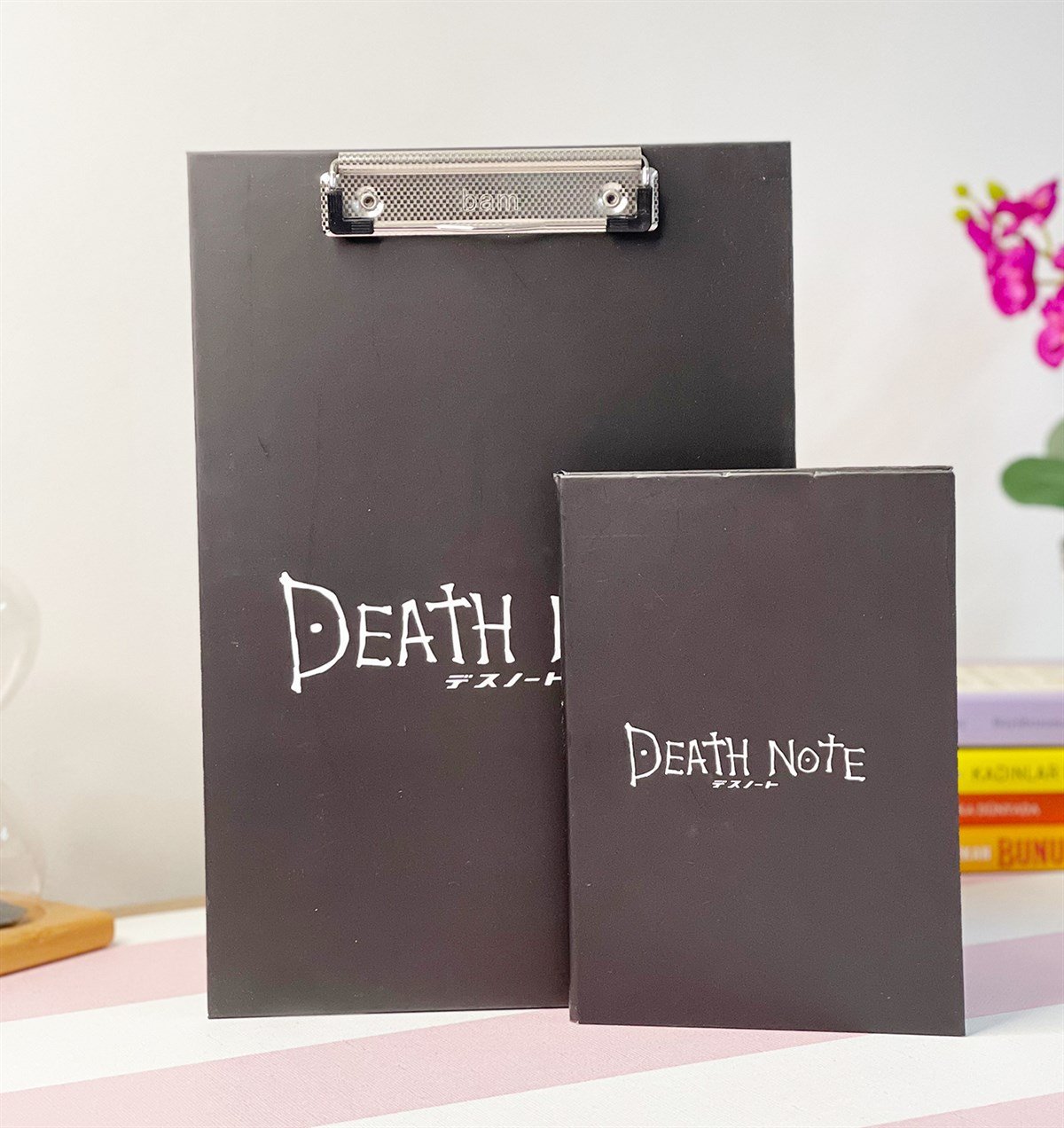 Death Note Tasarımlı Sekreterlik Ve Lastikli Defter SetgiftmodaGmhs101199