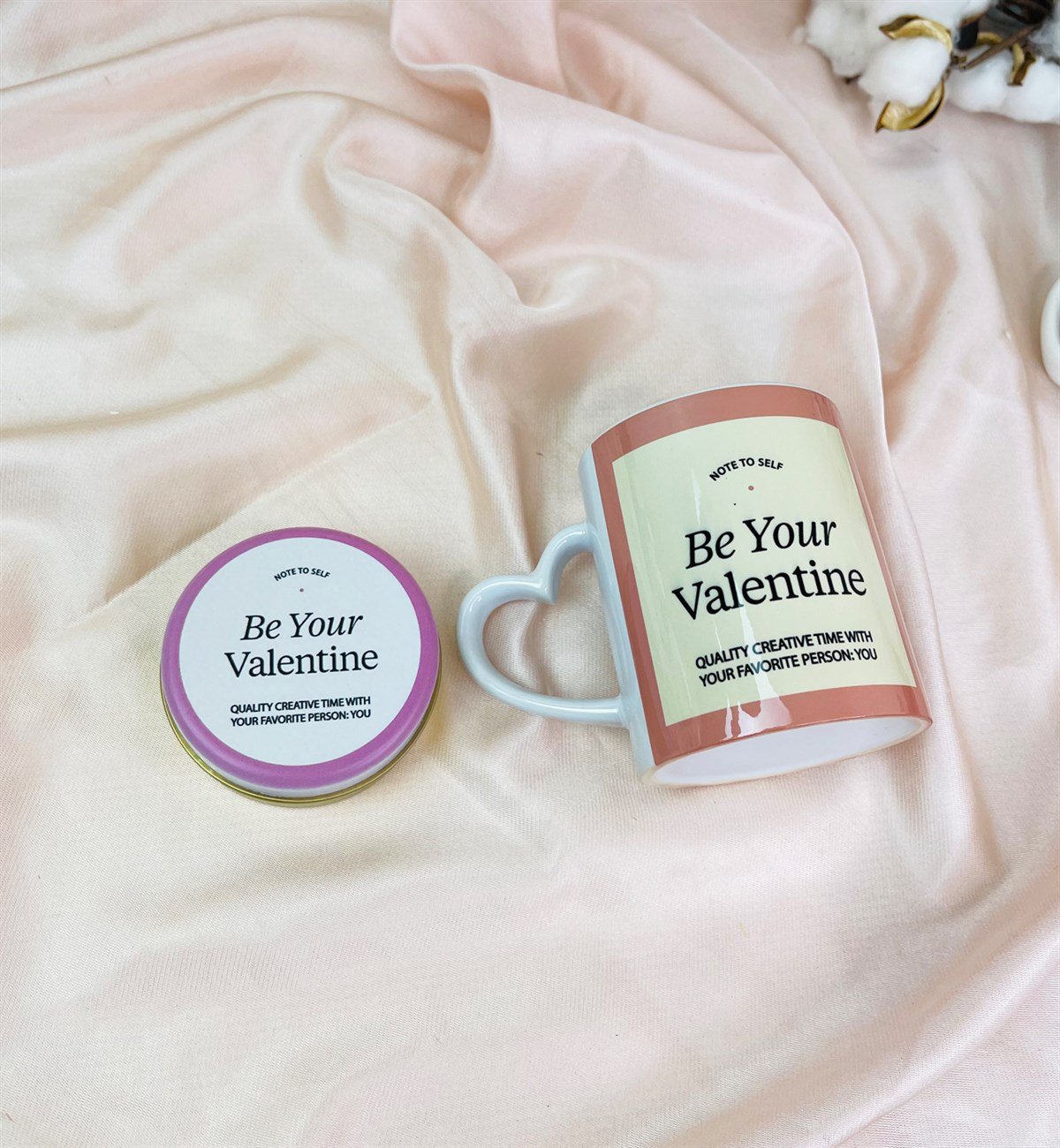 Be Your Valentine Kalp Kulplu Kupalı Sevgiliye Özel Hediye SetigiftmodaGmhs101537