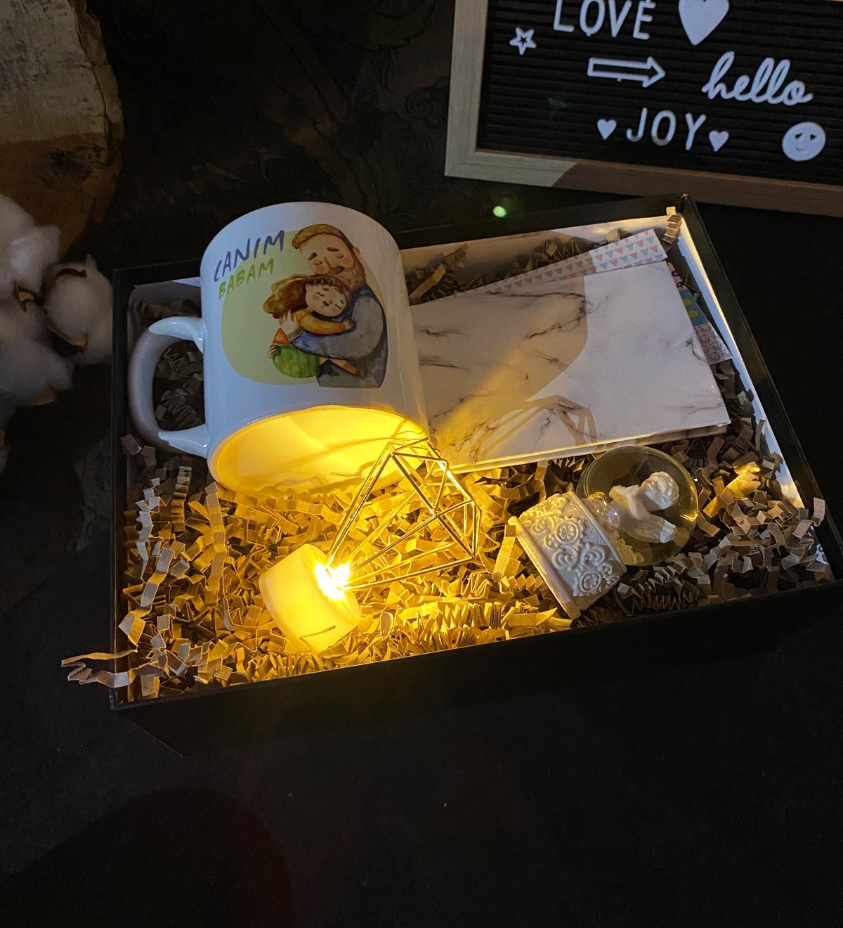 Canım Babam Tasarımlı Ve Özel Kutulu Hediye Seti giftmodaGmhs101707