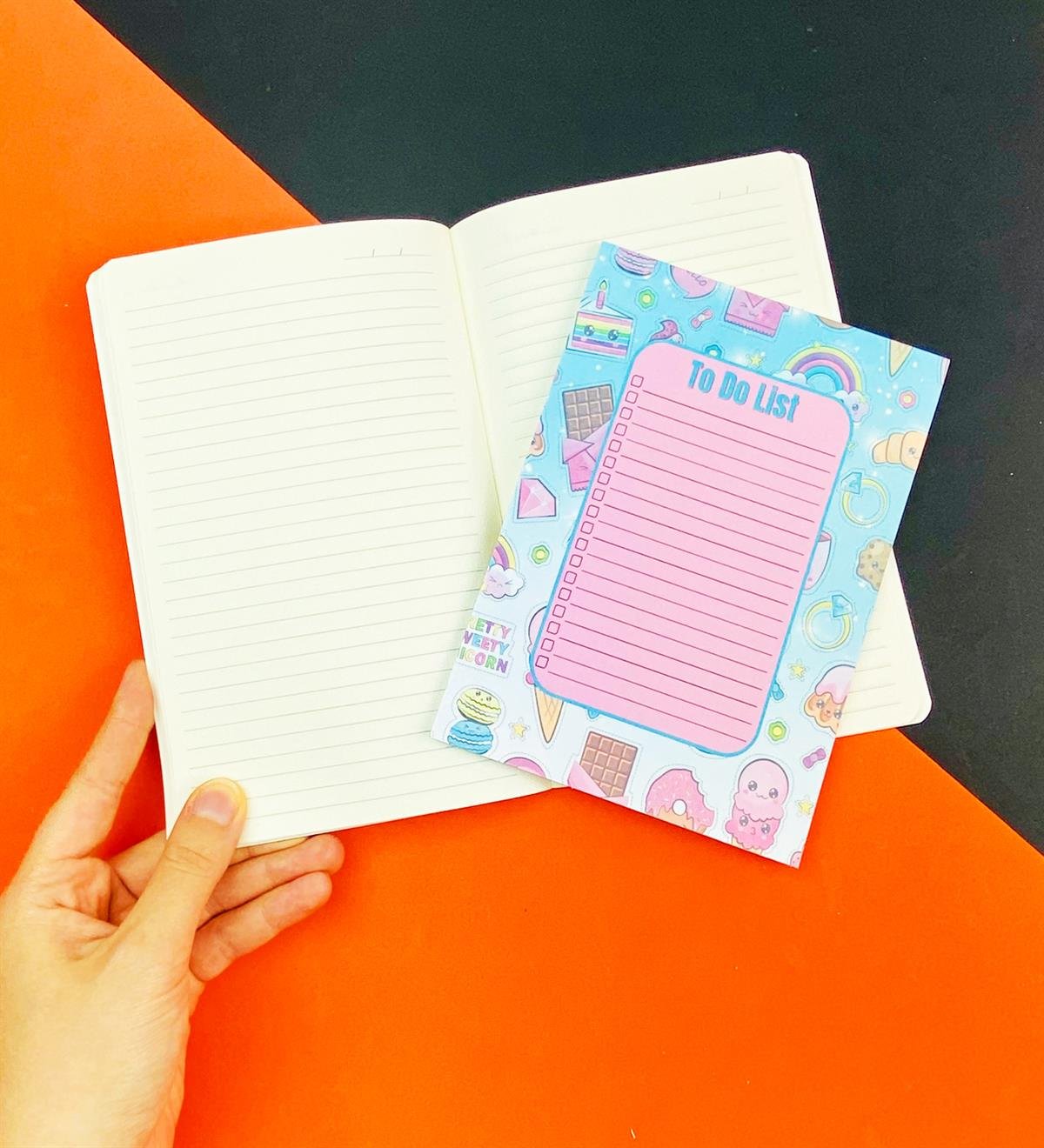 To Do List Yapılacak Listesi Dikişli Defter ve Klavye Önü Haftalık Planlayıcı Set:2giftmodaGmhs101929