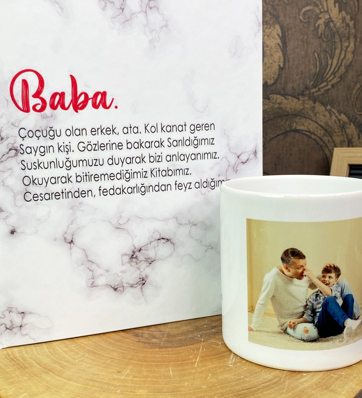 Baba Tasarımlı Kupa Ve Defter SetgiftmodaGmhs101720