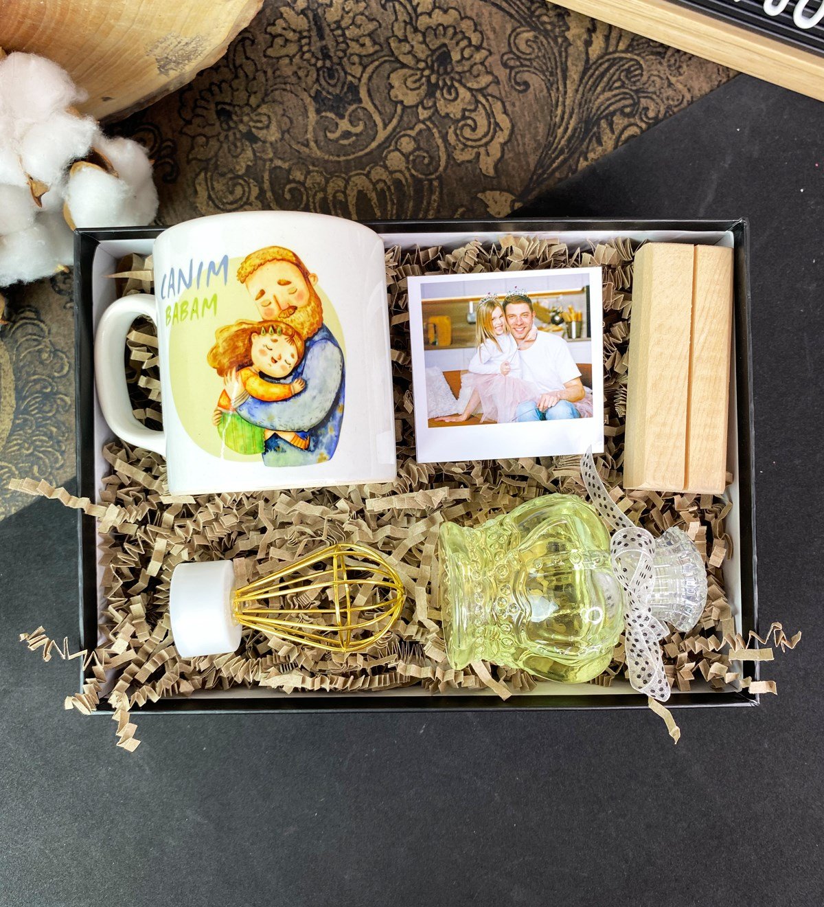 Kişiye Özel Fotoğraflı Canım Babam Hediye SetigiftmodaGmhs101700