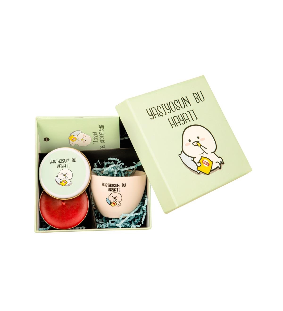 Yaşıyosun Bu Hayatı Tasarımlı Hediye Seti	giftmodaGmhs101866
