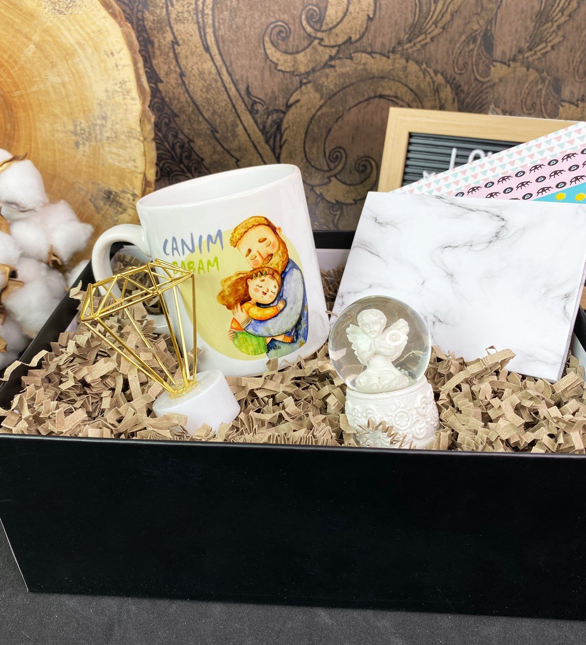 Canım Babam Tasarımlı Ve Özel Kutulu Hediye Seti giftmodaGmhs101707