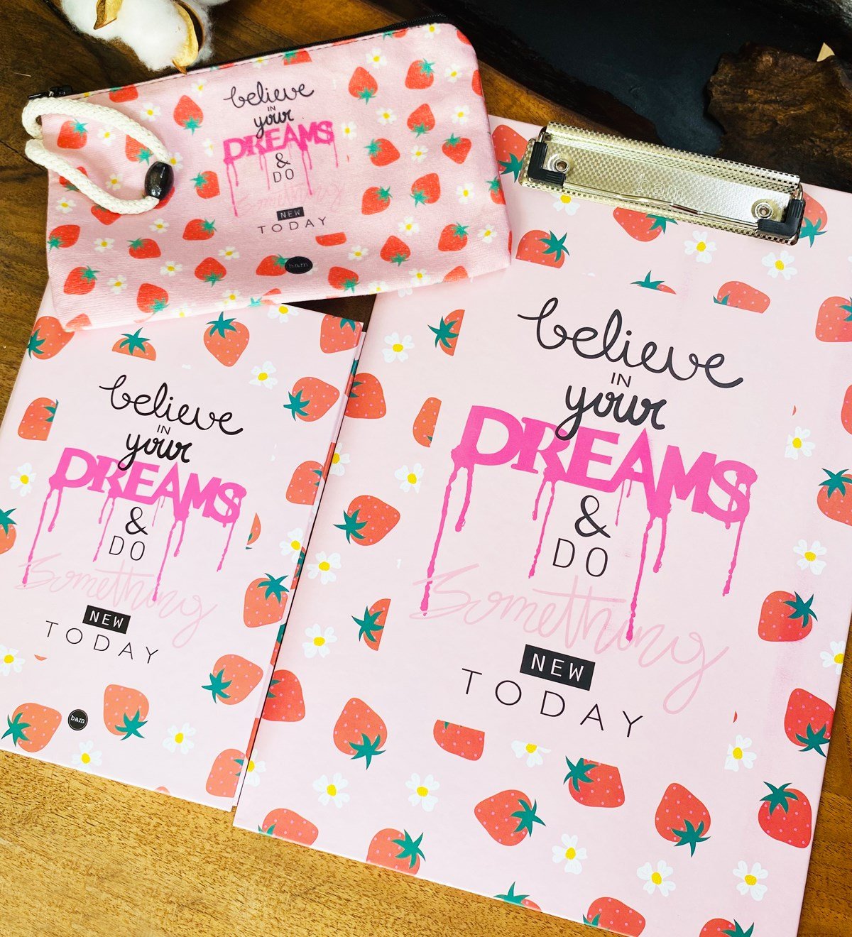 Believe In Your Dreams Sekreterlik Defter Kalemlik Kırtasiye SetigiftmodaGmhs101756