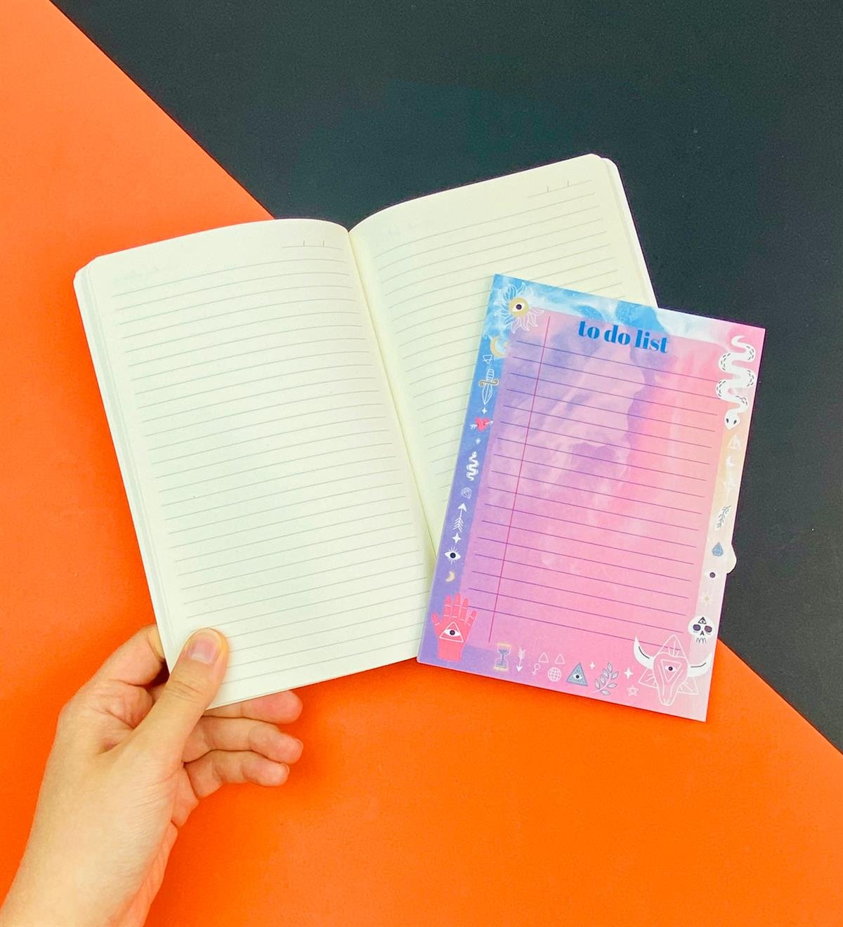 To Do List Yapılacak Listesi ve Dikişli Defter Seti Seri : 11giftmodaGmhs101946