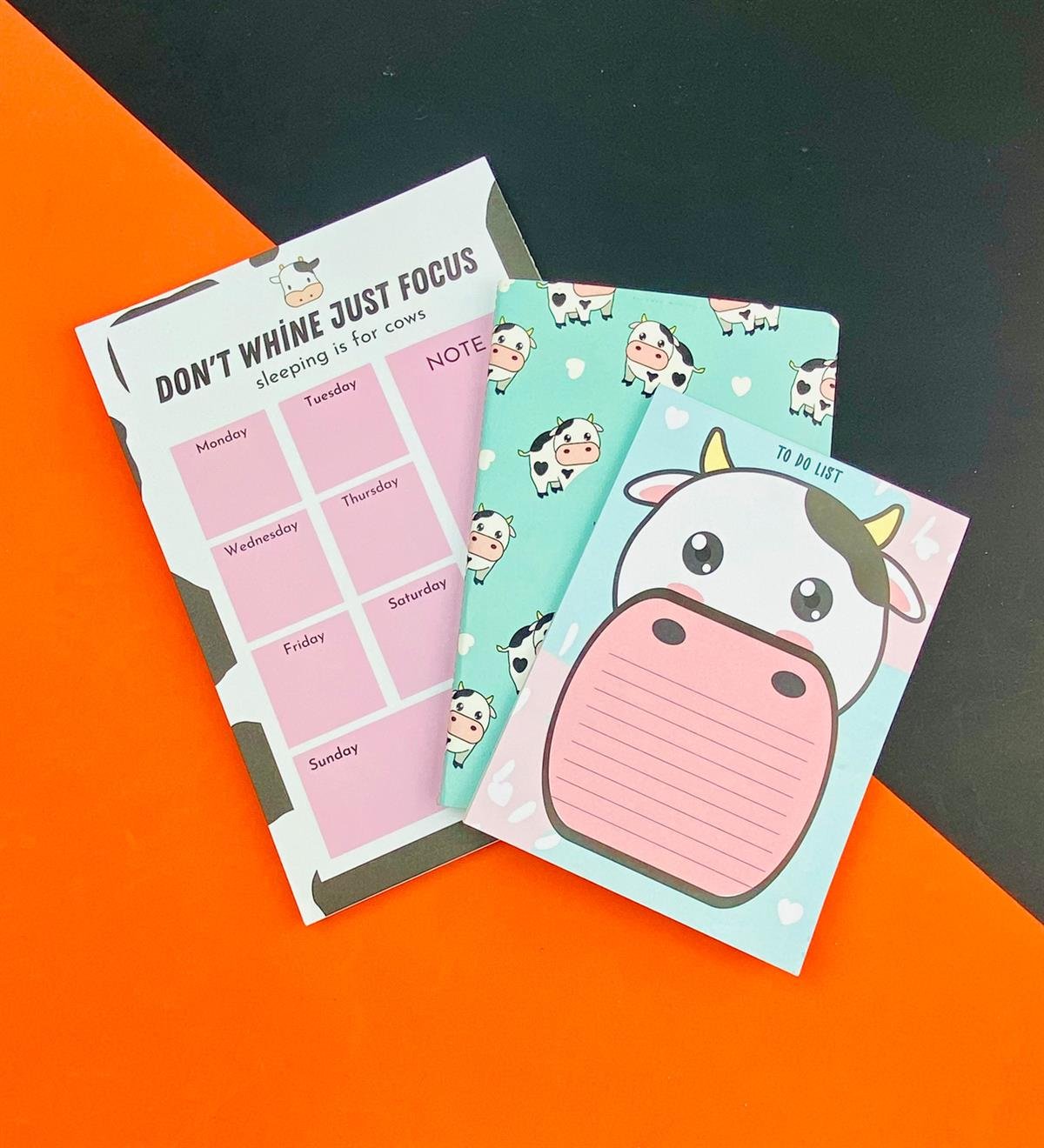 To Do List Yapılacak Listesi Dikişli Defter ve Klavye Önü Haftalık Planlayıcı Set:5giftmodaGmhs101935