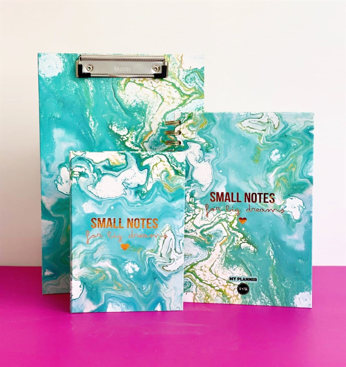 Small Notes Tasarımlı Konuşan Ajanda Lastikli Defter Ve Sekreterlik SetgiftmodaGmhs101180