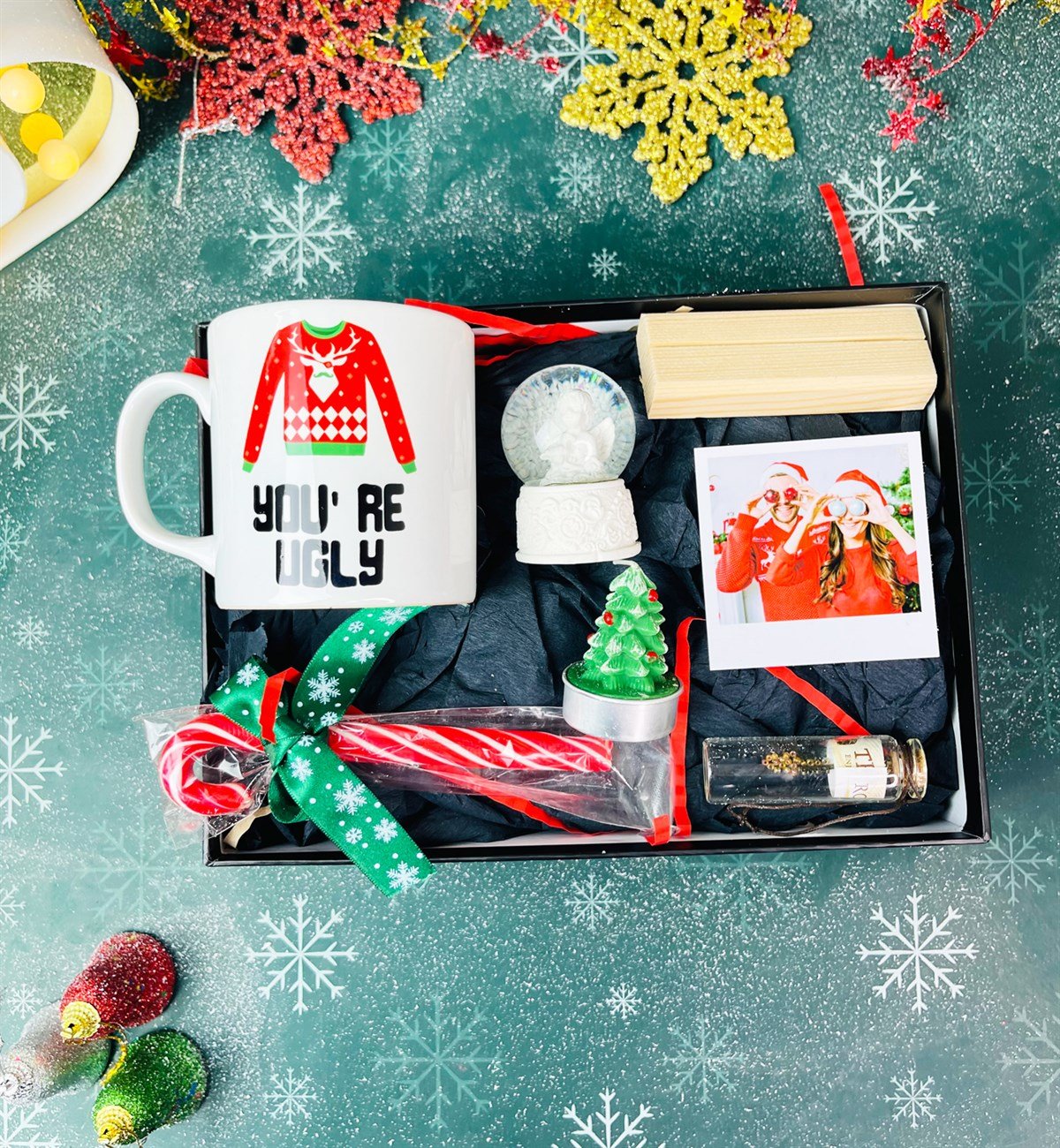You're Ugly Tasarımlı Yılbaşı Hediye SetigiftmodaGmhs101354
