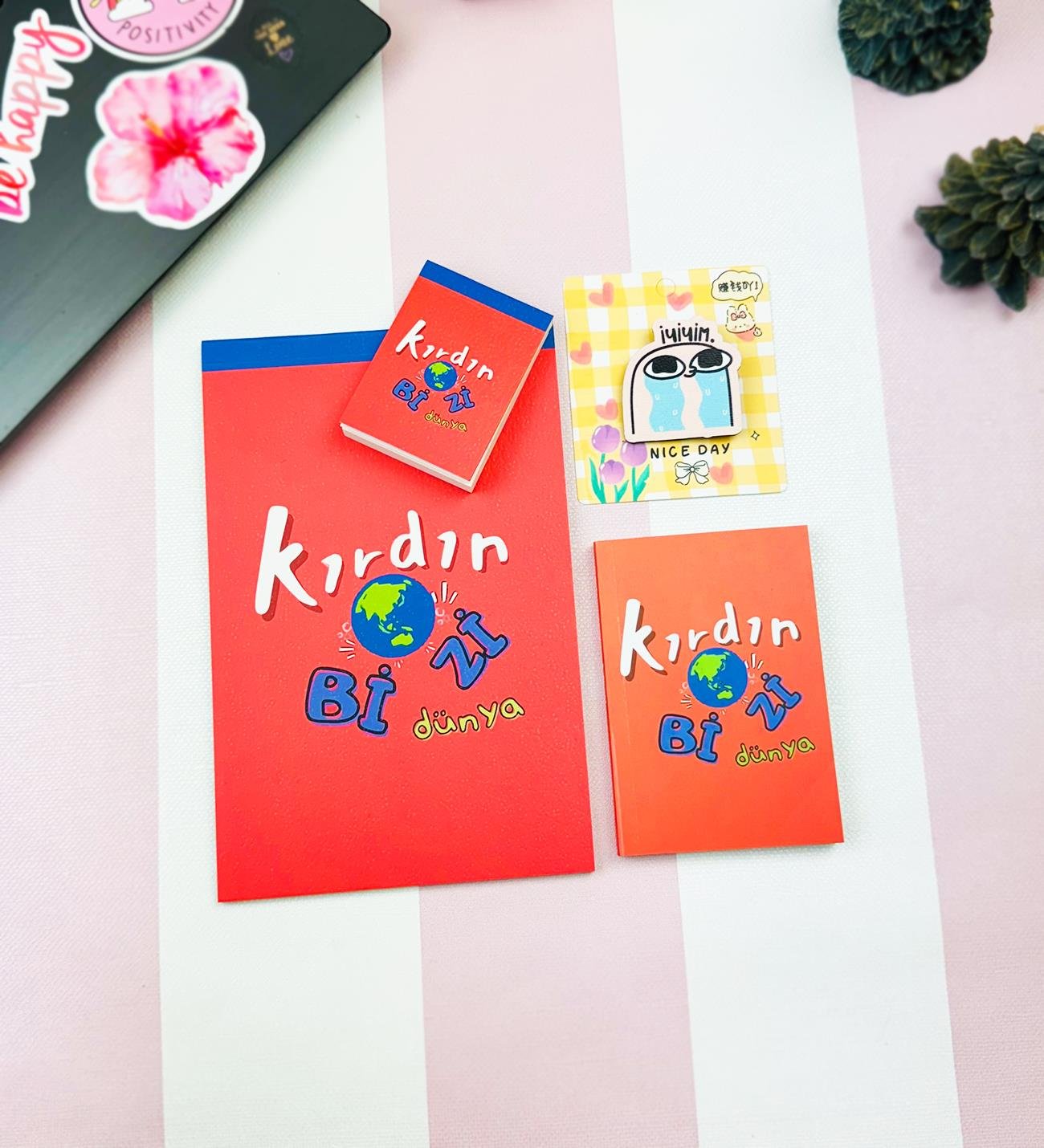 Motto Tasarımlı 4'lü Hediye Seti Seri :1giftmodaGmhs102014