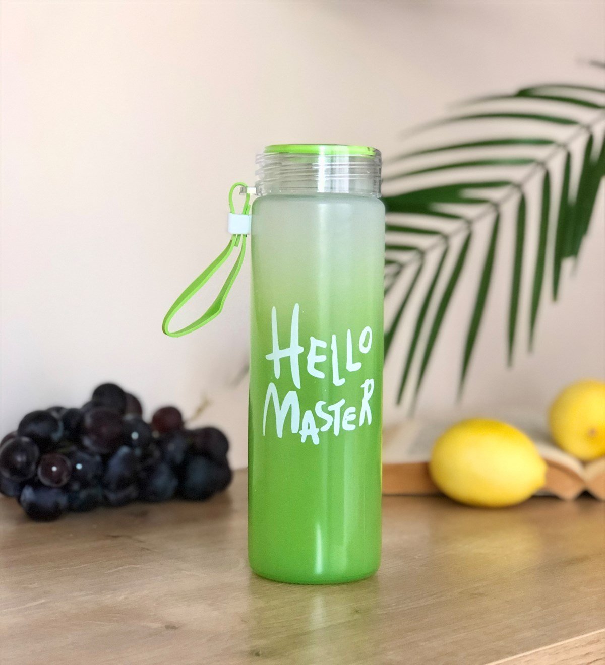 Hello Master Tasarımlı 400 Ml Cam MataraGiftmodaGm-4060