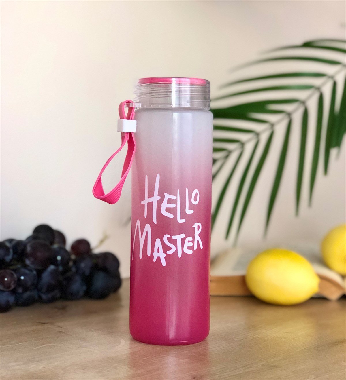 Hello Master Tasarımlı 400 Ml Cam MataraGiftmodaGm-4060