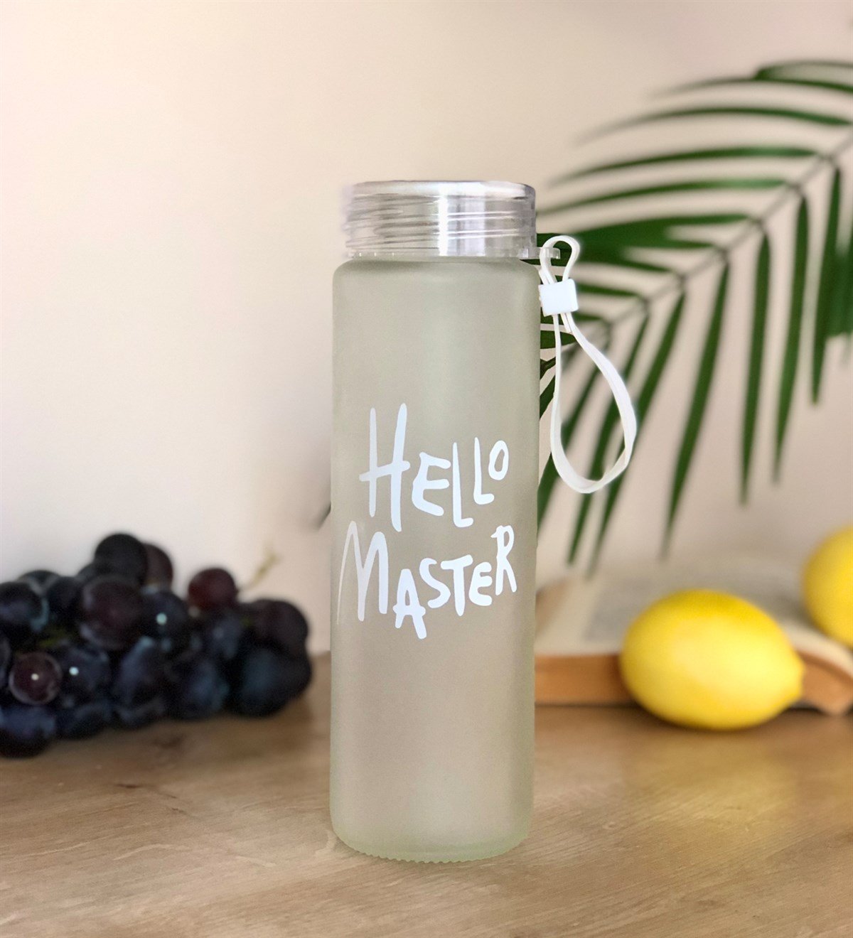 Hello Master Tasarımlı 400 Ml Cam MataraGiftmodaGm-4060