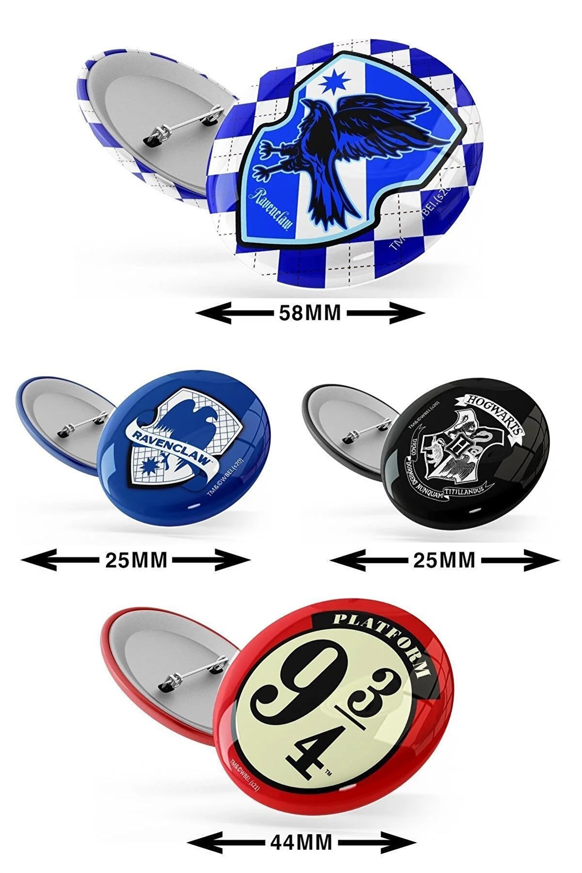 Harry Potter Lisanslı Rozet & Broş RavenclawgiftmodaGmig000062