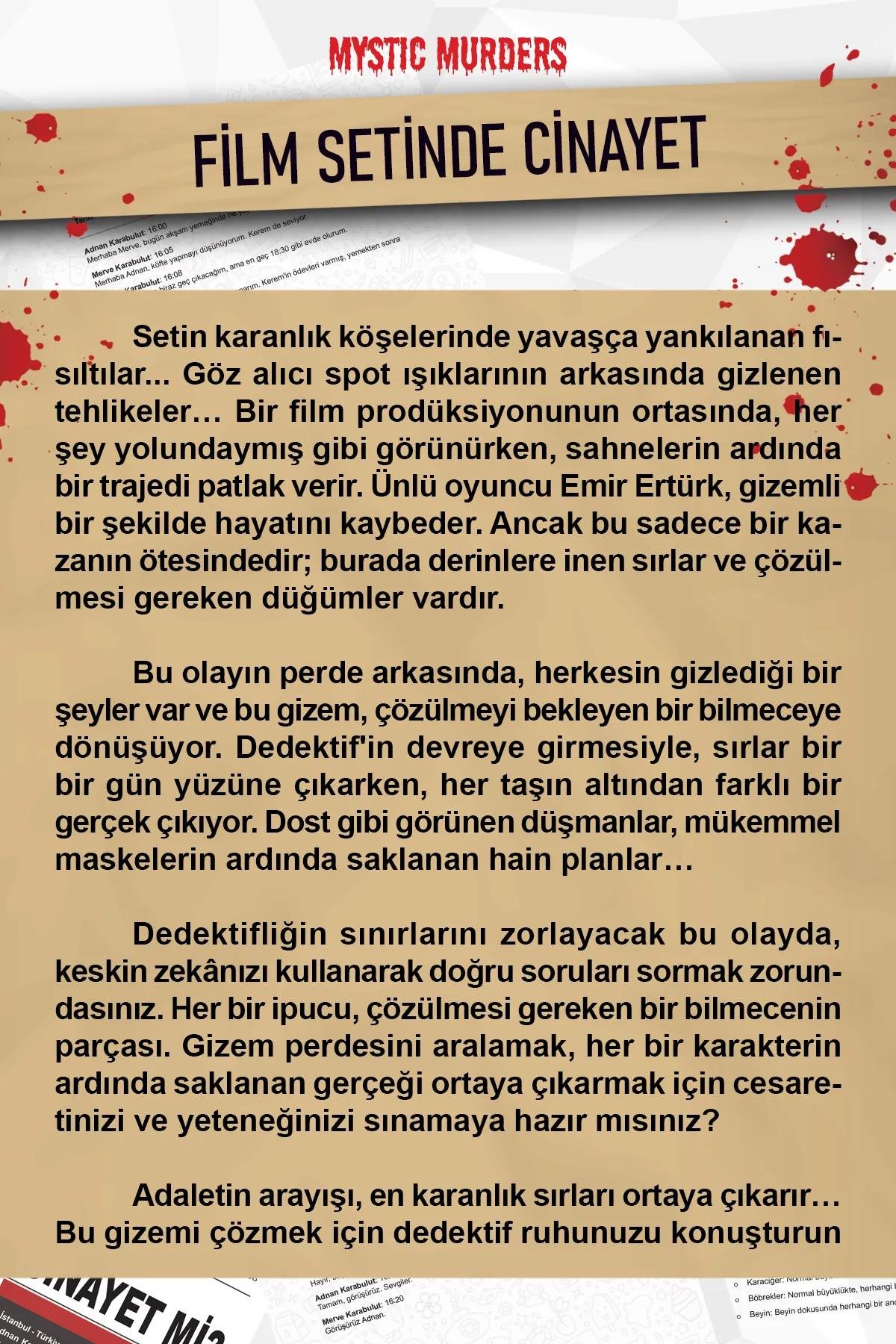  Dedektiflik Cinayet Çözme Oyunu - Film Setinde CinayetgiftmodaGmig000082