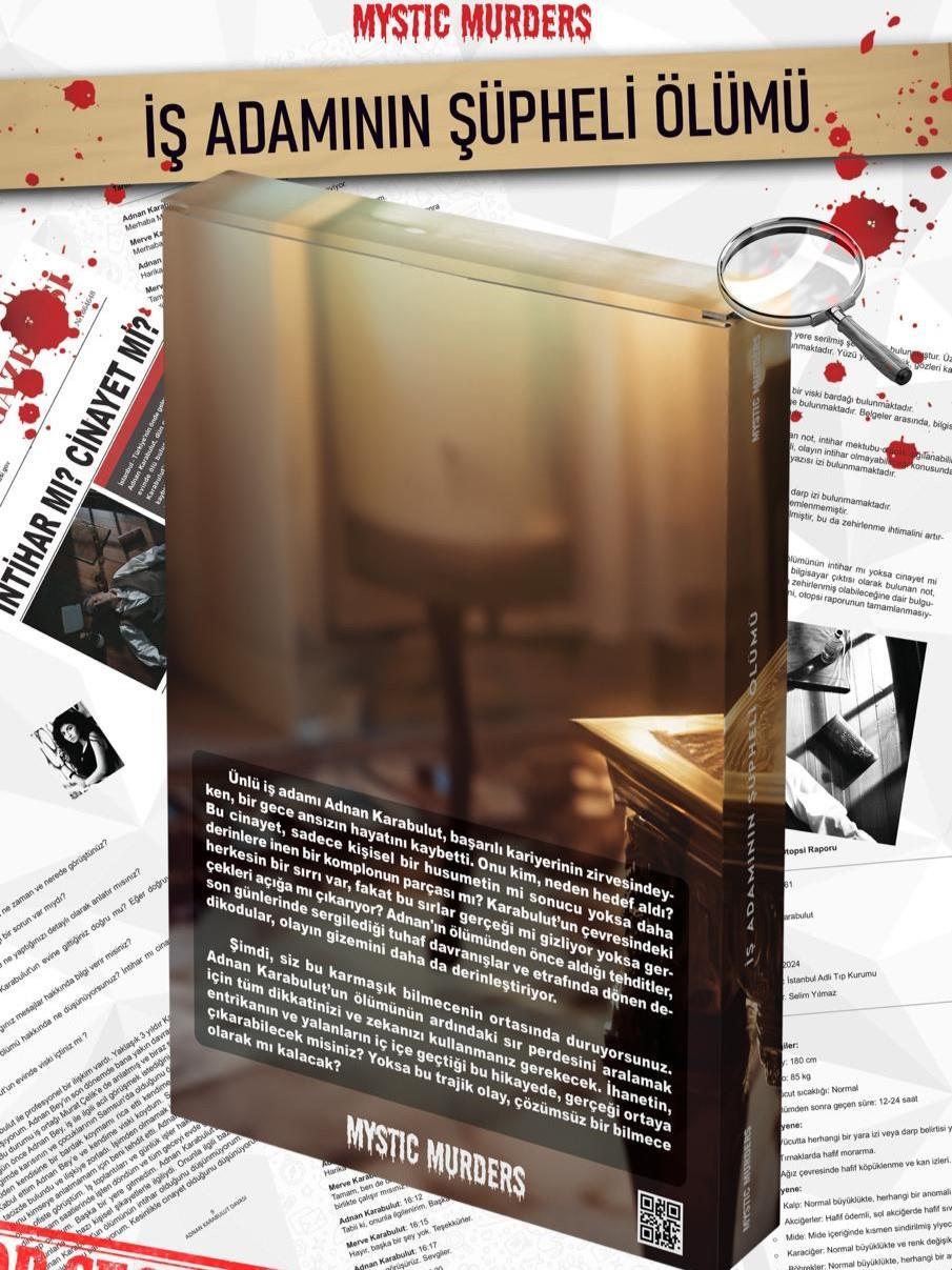 Dedektiflik Cinayet Çözme Oyunu - İş Adamının Şüpheli Ölümü Dedektif OyunugiftmodaGmig000102