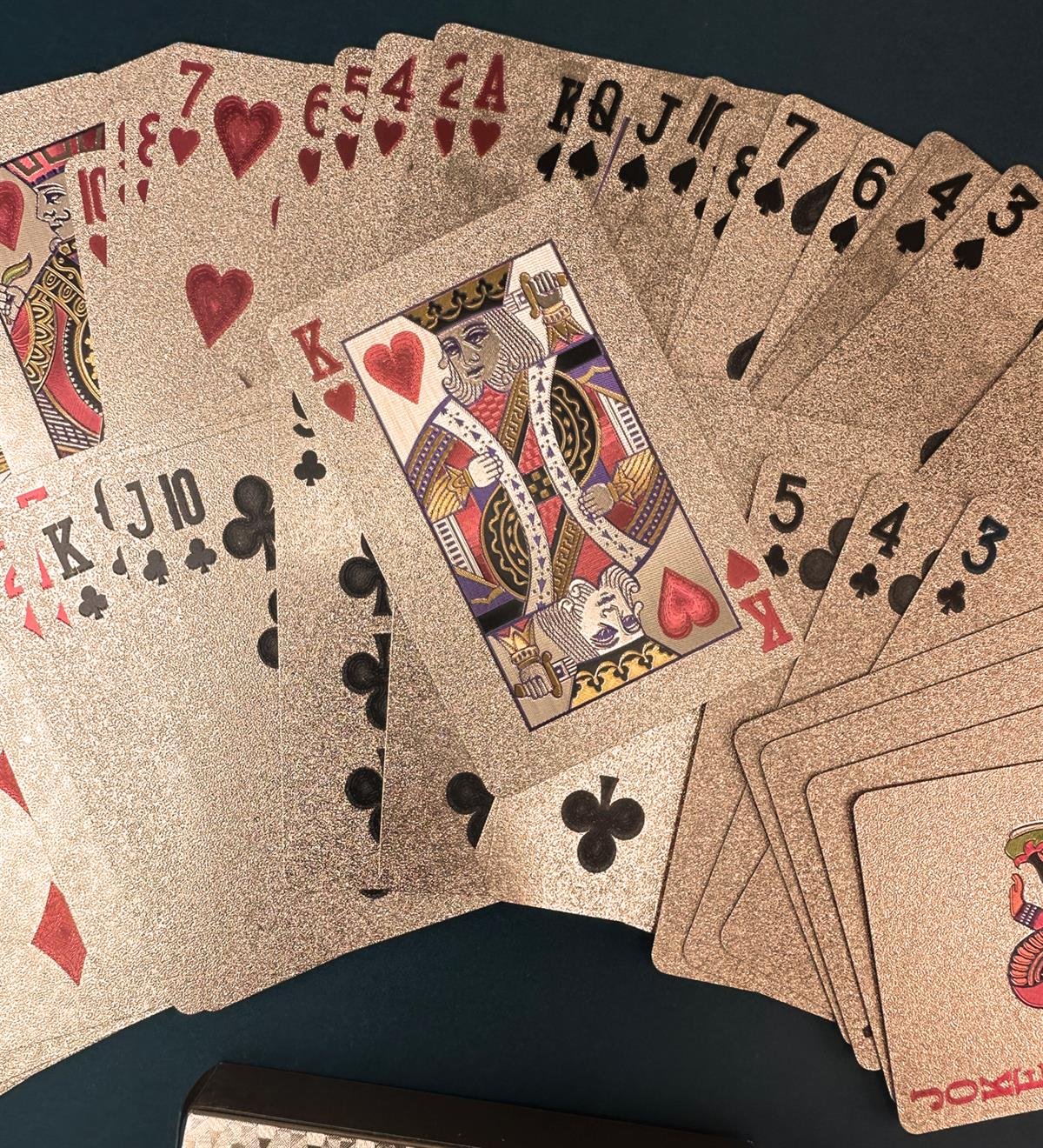 Bronz Kaplama İskambil Oyun Kartı	giftmodaBAM-104	