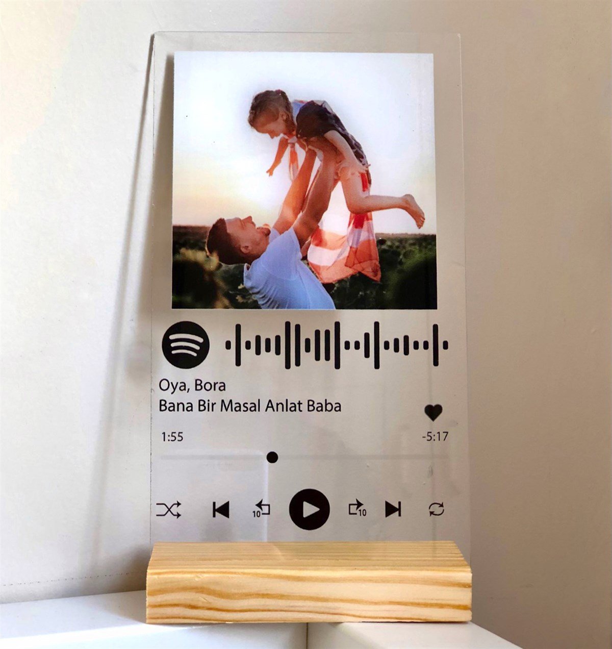 Kişiye Özel Babalar Özel Spotify PlakgiftmodaGmig000042