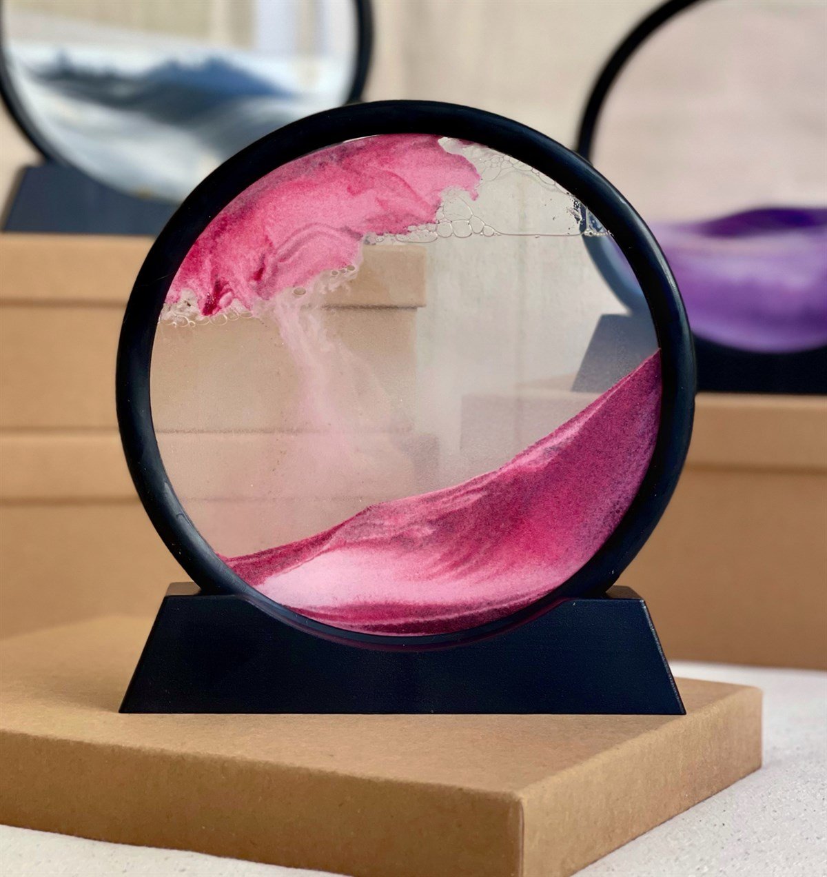 3D Hareketli Derin Deniz Manzaralı Kum Çerçeve	GiftmodaGm-4242	
