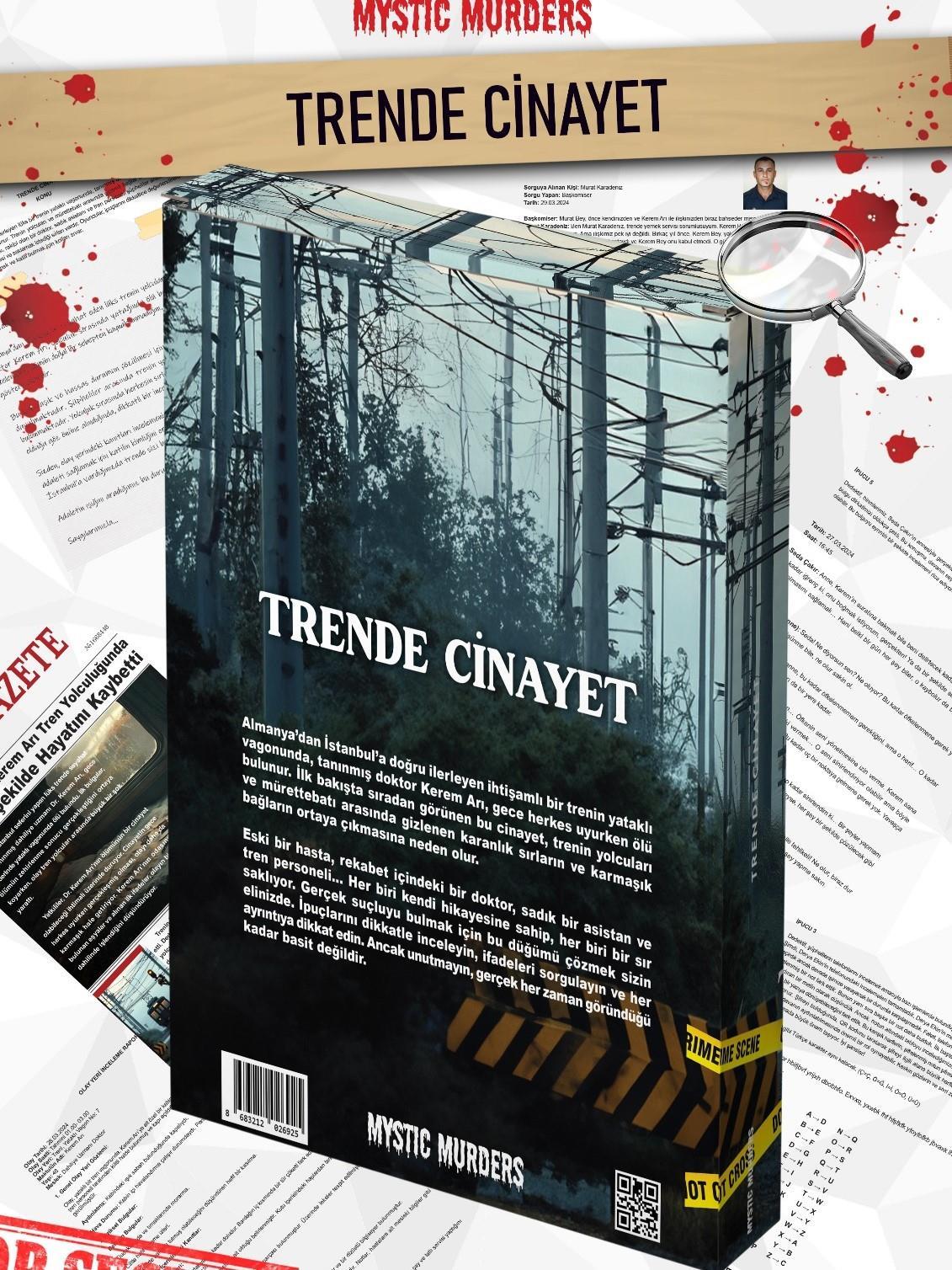 Dedektiflik Cinayet Çözme Oyunu - Trende Cinayet Dedektif OyunugiftmodaGmig000100