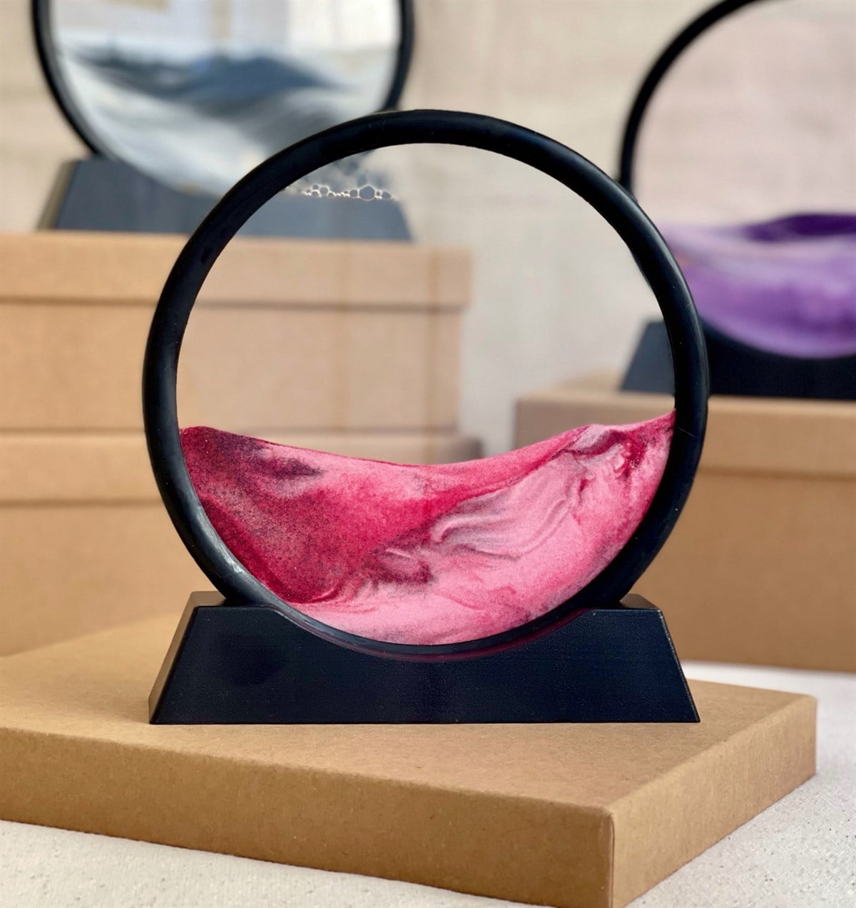 3D Hareketli Derin Deniz Manzaralı Kum Çerçeve	GiftmodaGm-4242	
