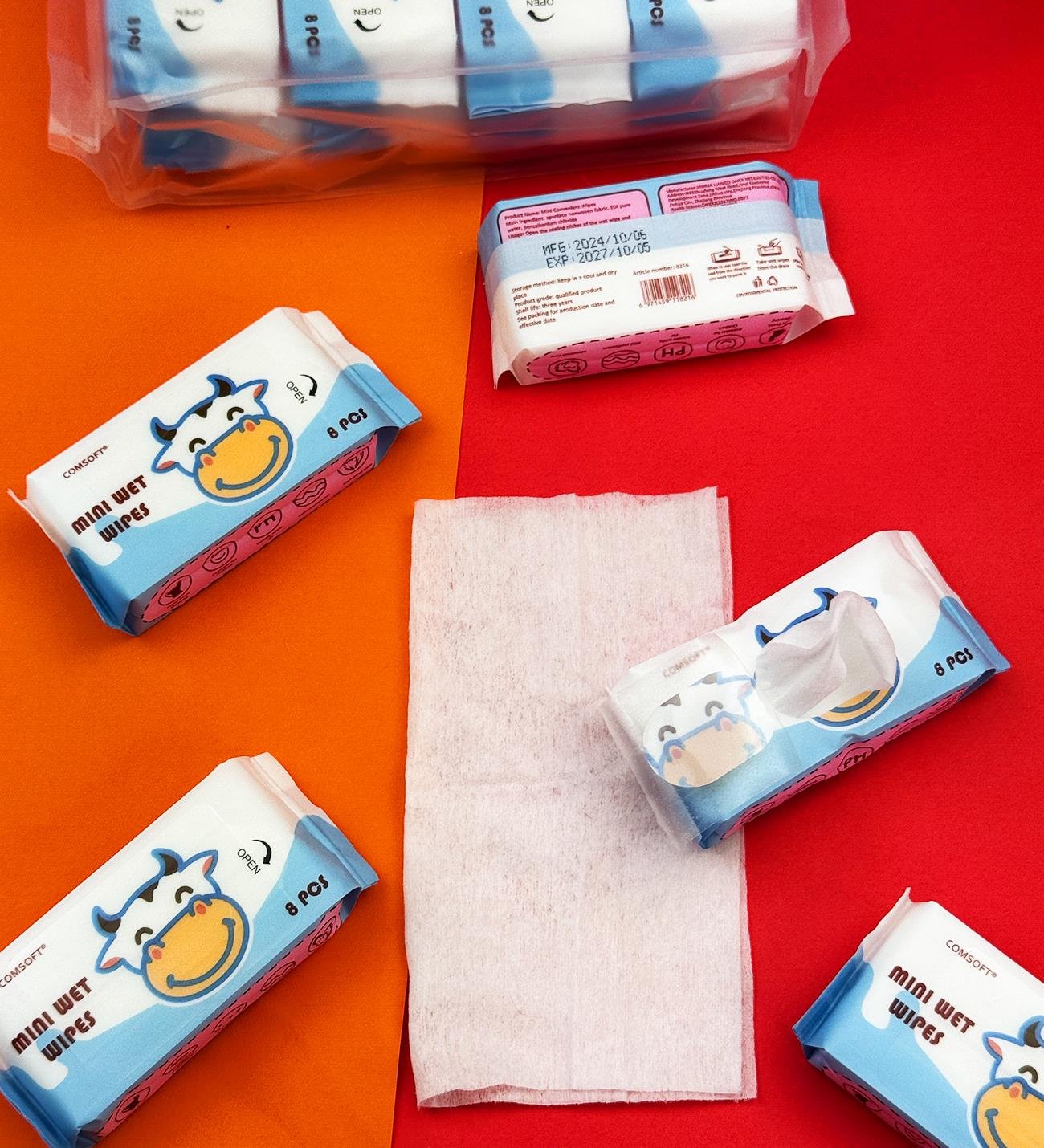 Figürlü Kompakt Mini Islak Mendil Paketi - 16'lıgiftmodaBM-1468