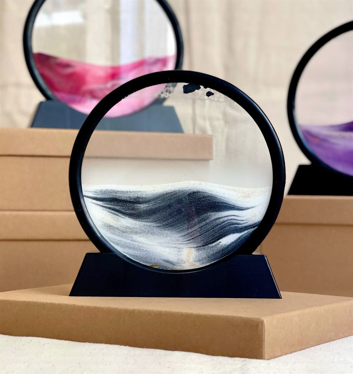 3D Hareketli Derin Deniz Manzaralı Kum Çerçeve	GiftmodaGm-4242	