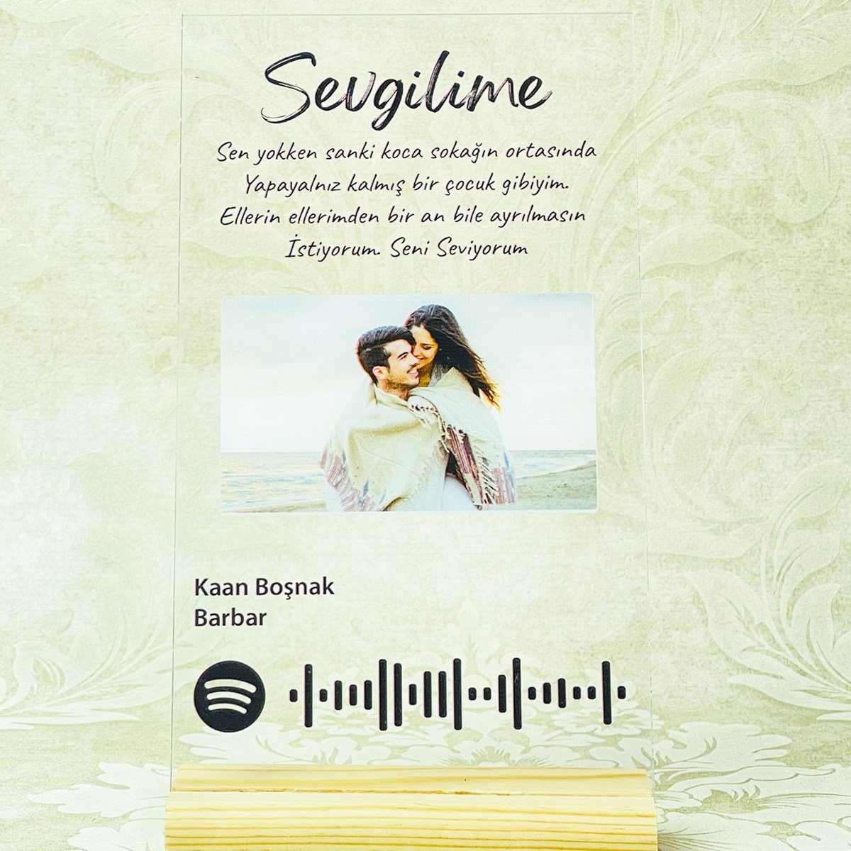 Kişiye Özel Sevgiliye Özel Spotify PlakgiftmodaGmig000052