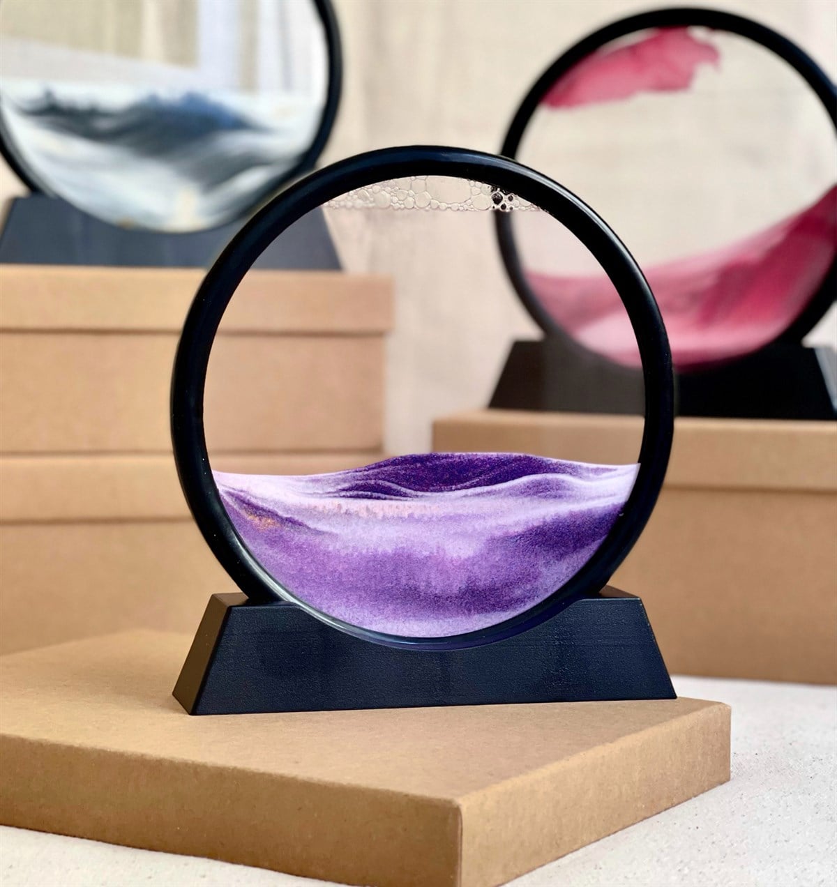 3D Hareketli Derin Deniz Manzaralı Kum Çerçeve	GiftmodaGm-4242	