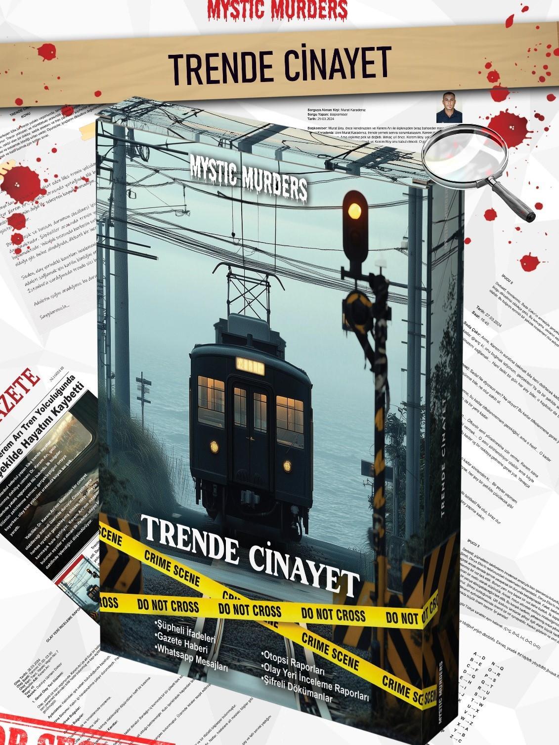 Dedektiflik Cinayet Çözme Oyunu - Trende Cinayet Dedektif OyunugiftmodaGmig000100