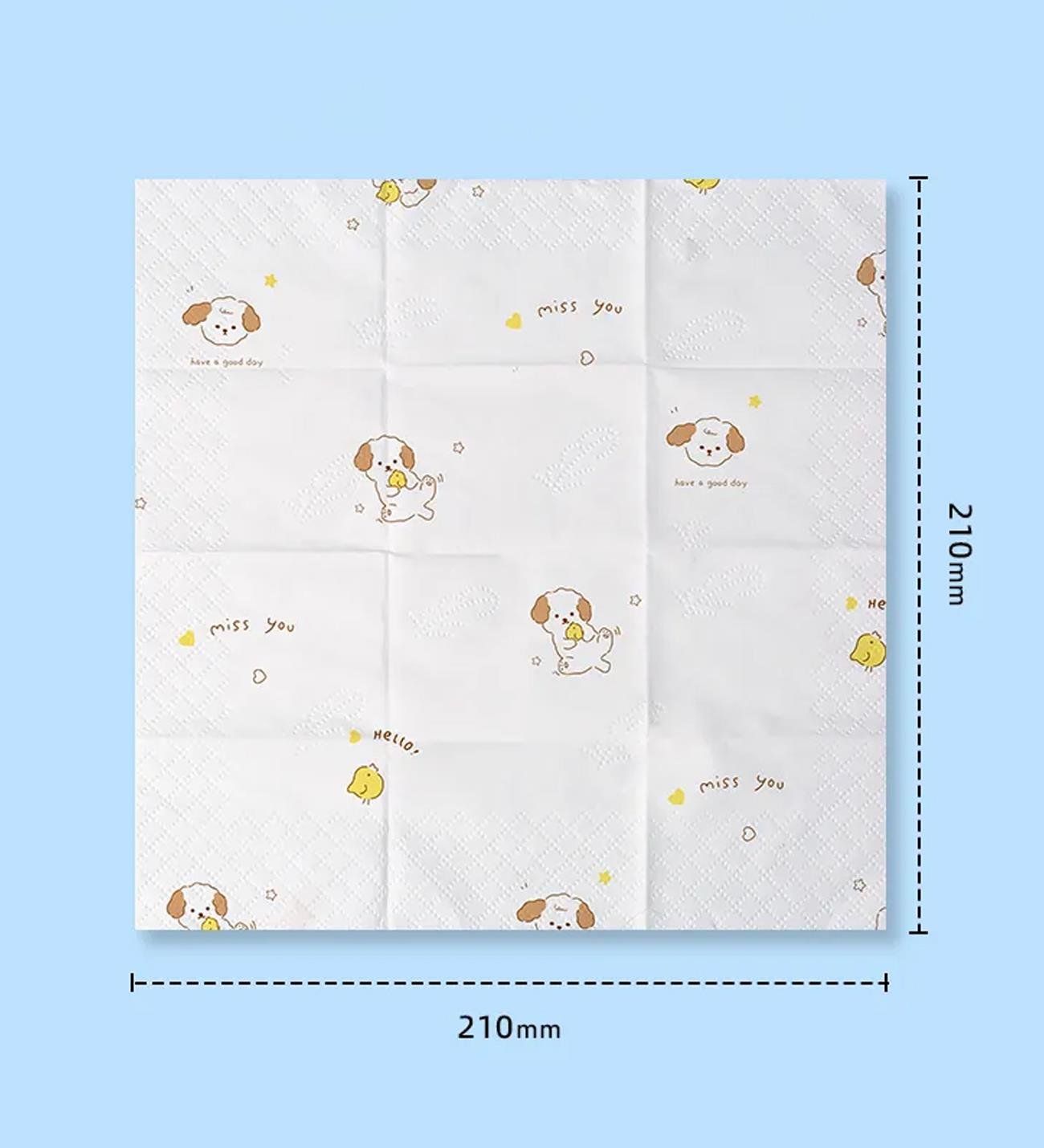 Figürlü Mini Cep Mendili 9'lu SetgiftmodaBM-1251