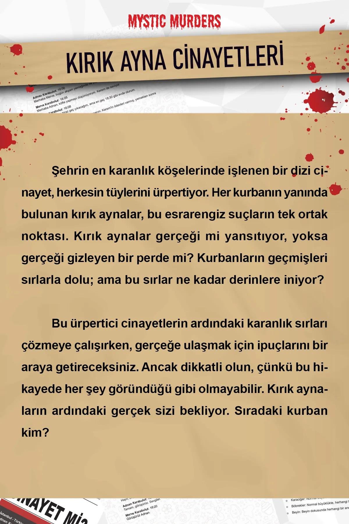  Dedektiflik Cinayet Çözme Oyunu - Kırık Ayna CinayetlerigiftmodaGmig000085