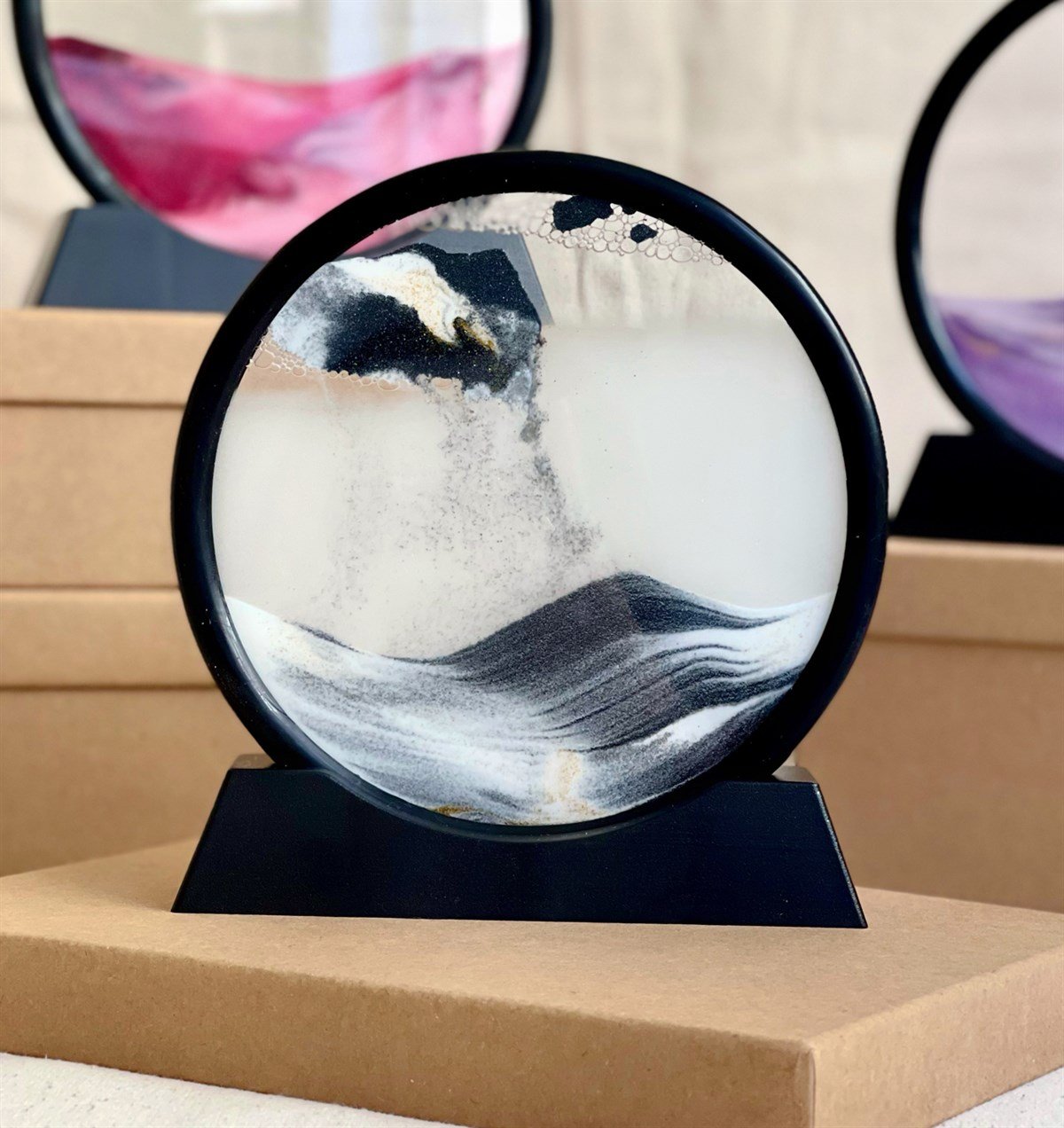 3D Hareketli Derin Deniz Manzaralı Kum Çerçeve	GiftmodaGm-4242	