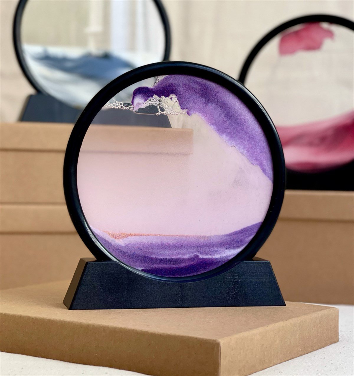3D Hareketli Derin Deniz Manzaralı Kum Çerçeve	GiftmodaGm-4242	