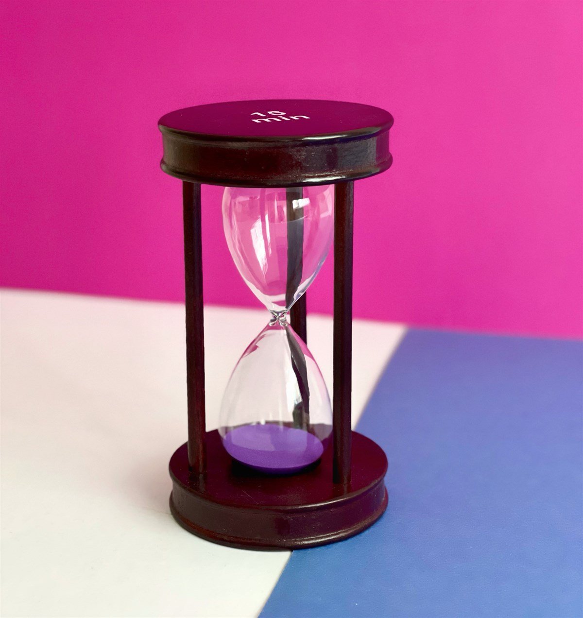 Ahşap Oval 15 Dakika Kum SaatiGiftmodaGm-4235