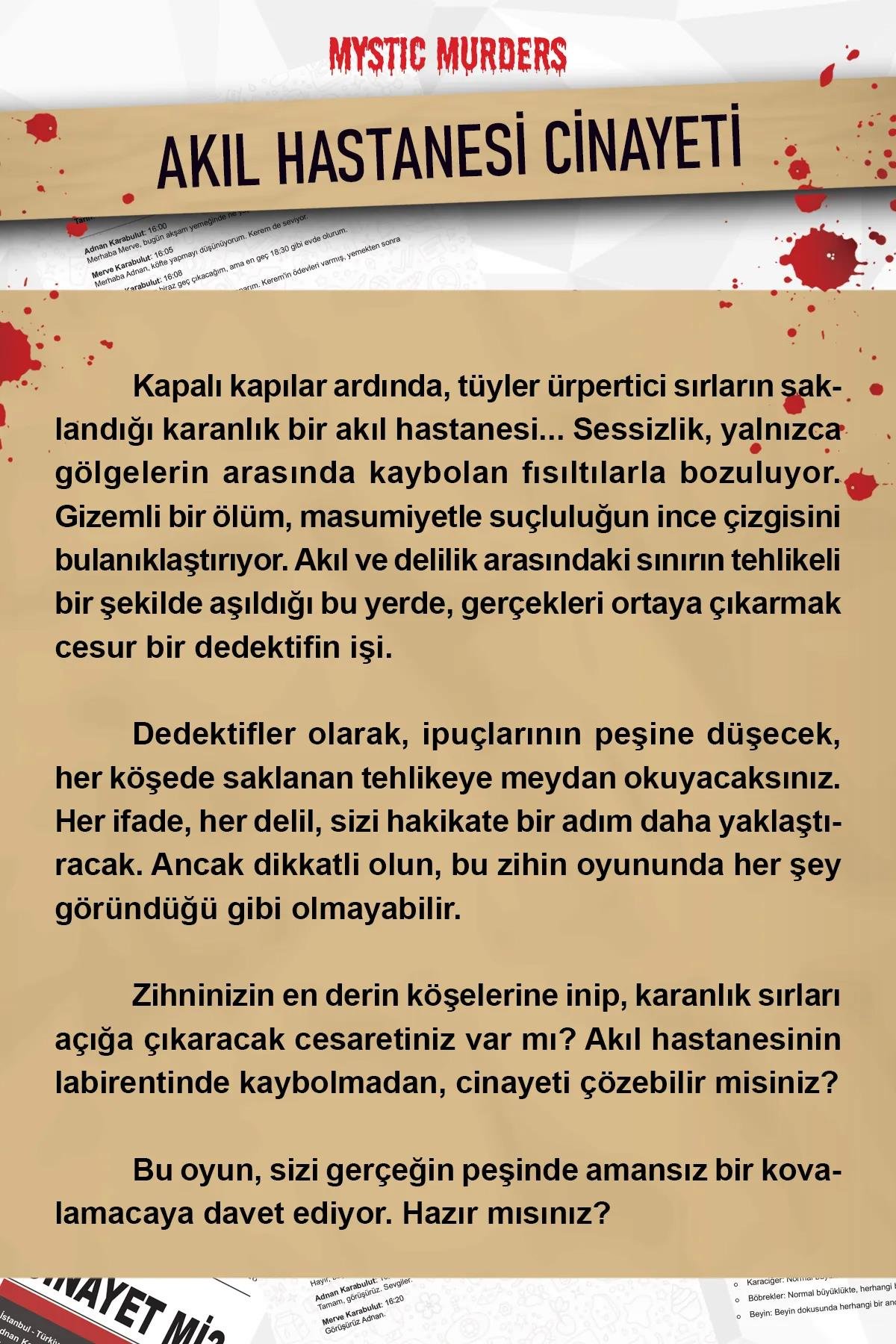 Dedektiflik Cinayet Çözme Oyunu - Akıl Hastanesi DavasıgiftmodaGmig000083