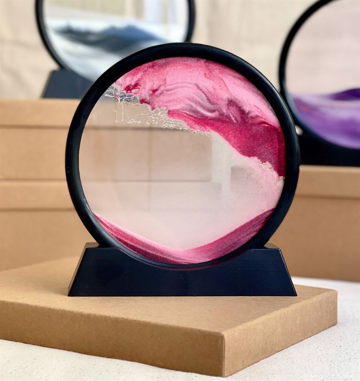 3D Hareketli Derin Deniz Manzaralı Kum Çerçeve	GiftmodaGm-4242	