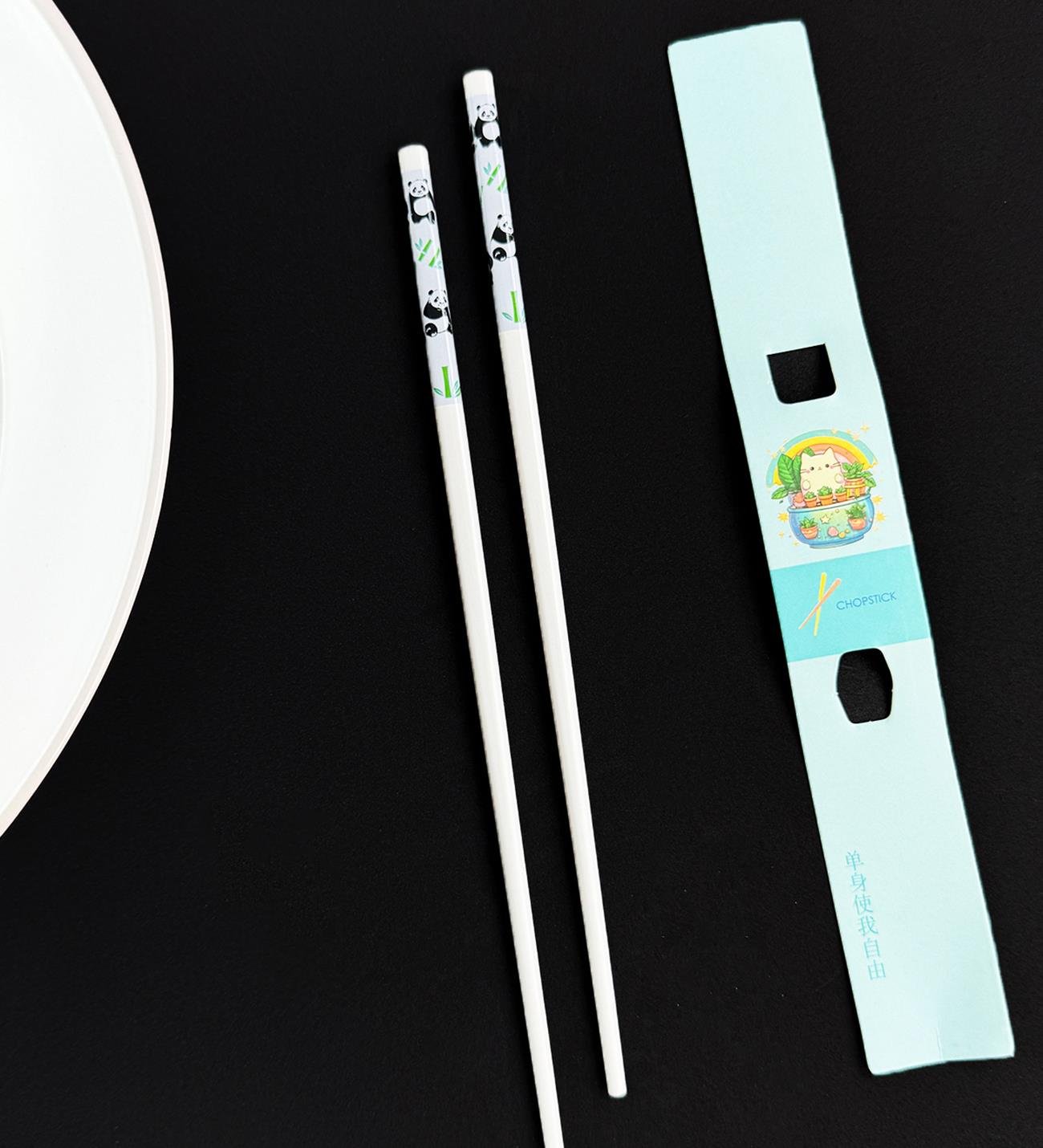 Desenli Metal ChopstickgiftmodaBm-1633