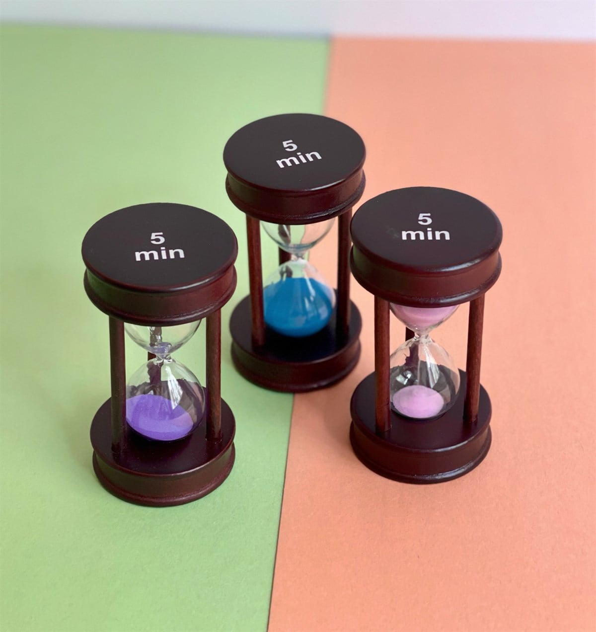 Ahşap Oval 5 Dakika Kum SaatiGiftmodaGm-4237