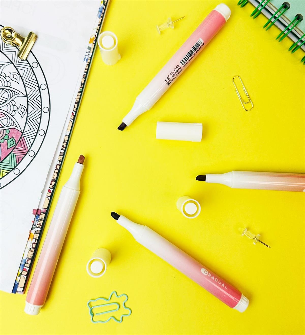 4'lü Morandi Tarzı Kahve Tonları Keçeli Kalem giftmodaGM-5127