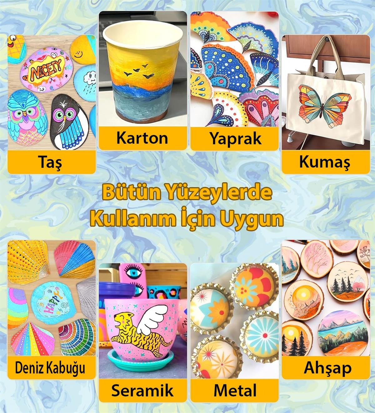 Kutulu 36'lı Akrilik Kalem SetgiftmodaBM-1063	