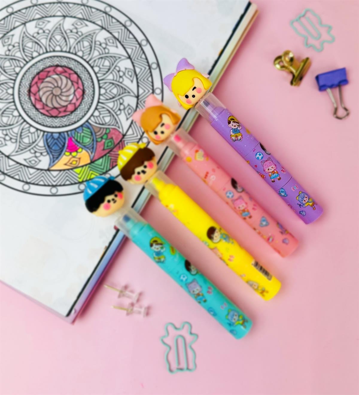 Sevimli Çocuk Figürlü Keçeli KalemgiftmodaGm-5065